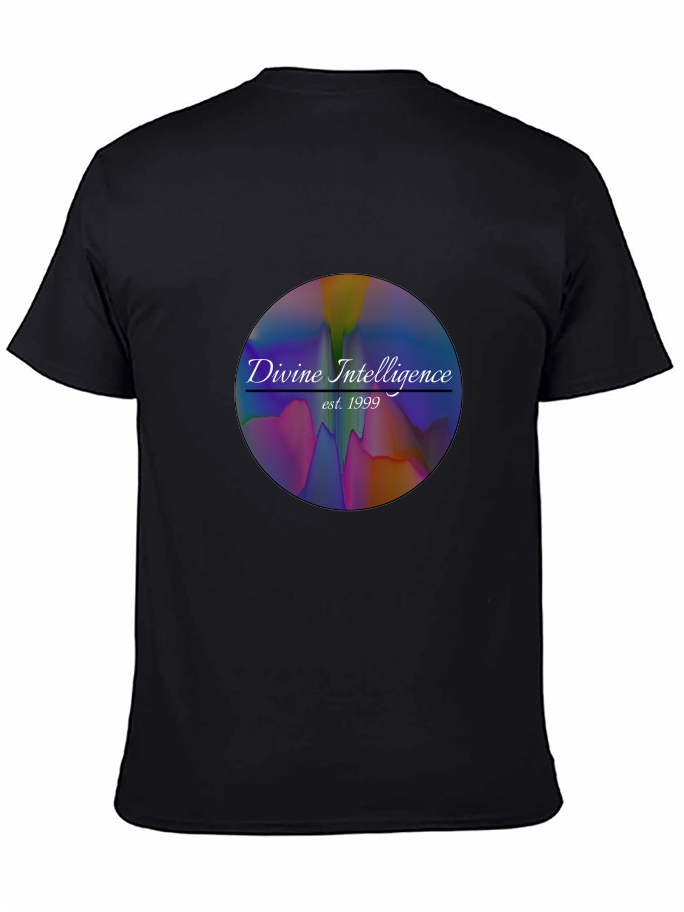 Divine Intelligence Black T-Shirt - Retro 1999 Design