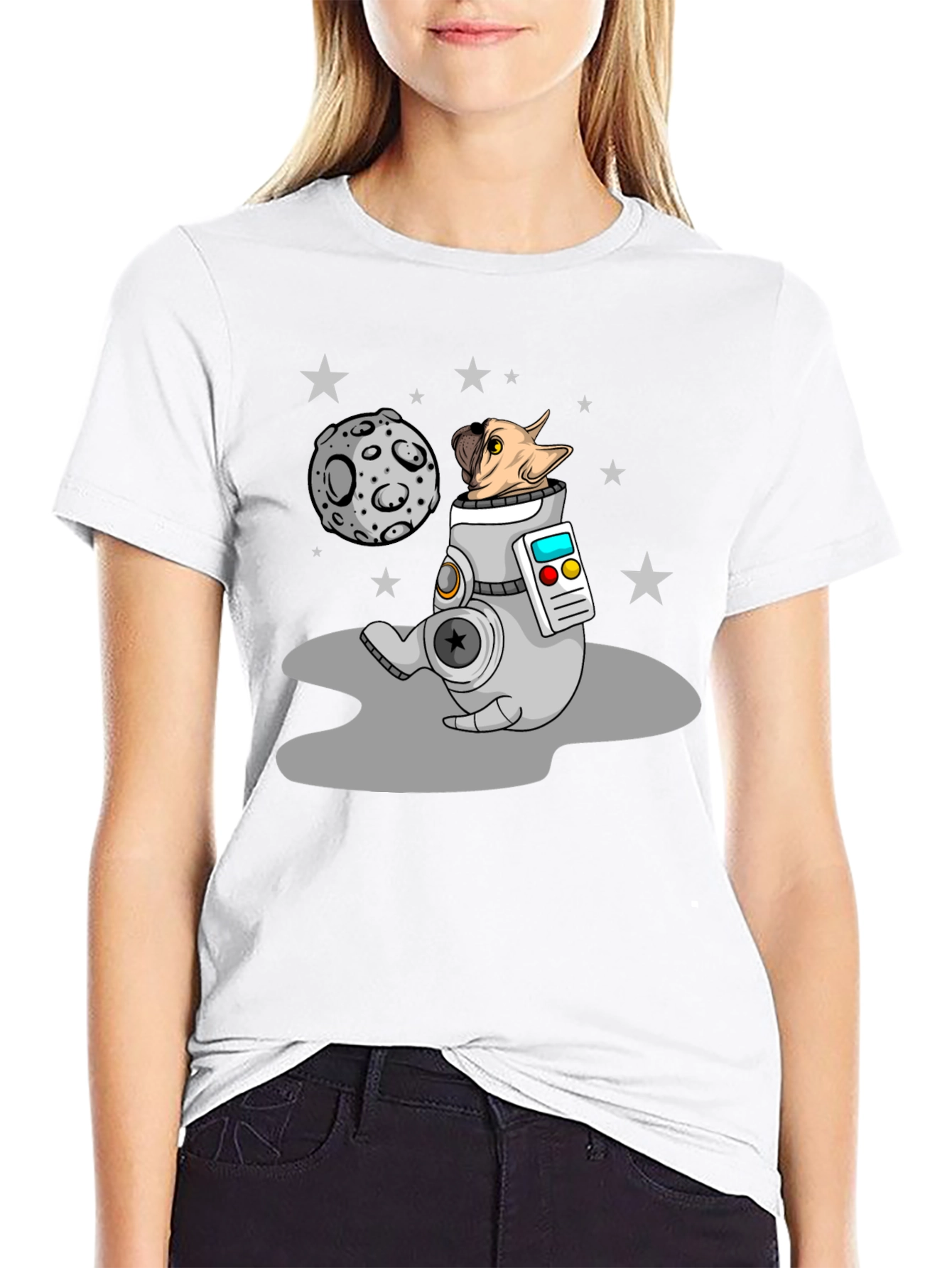 Astronaut Dog T-Shirt - Space Adventure Tee