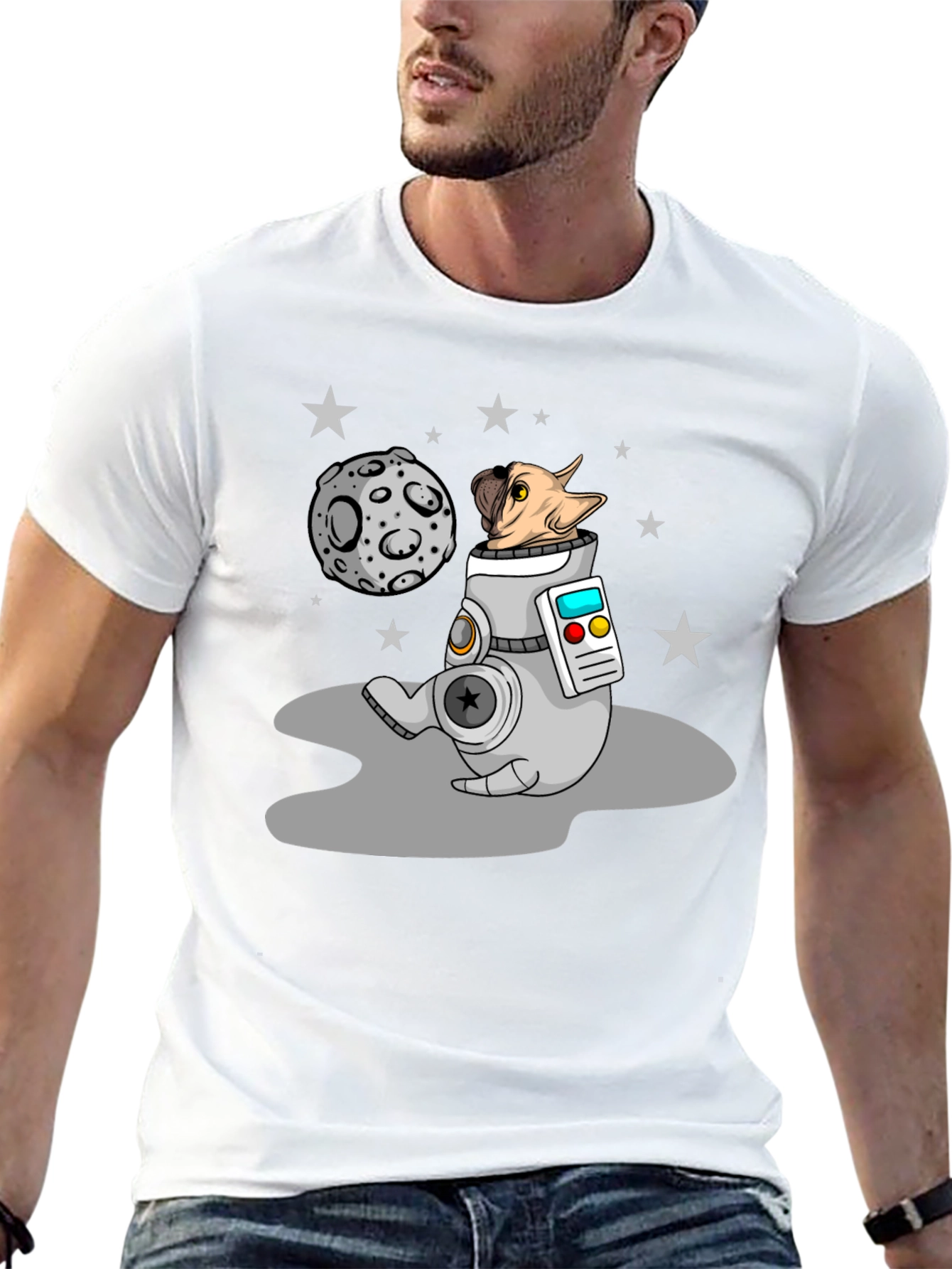 Astronaut Dog T-Shirt - Space Adventure Tee