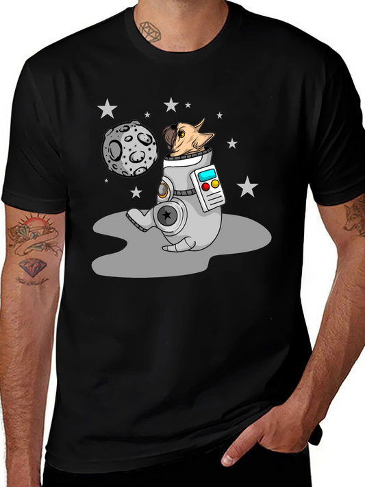 Astronaut Dog T-Shirt - Space Adventure Tee