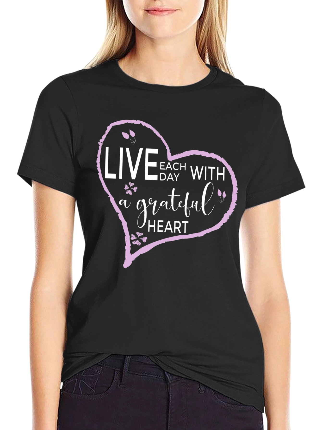 Grateful Heart Graphic T-Shirt