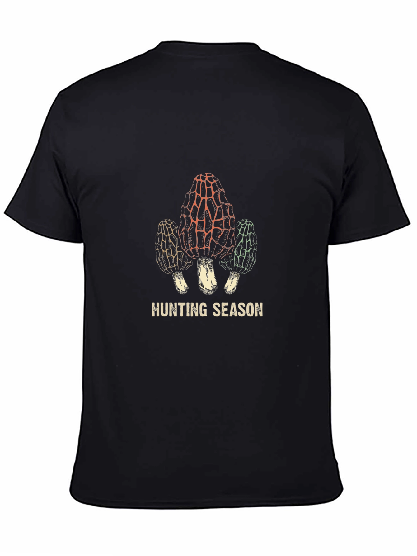 Hunting Season Morel Mushroom Graphic Tee