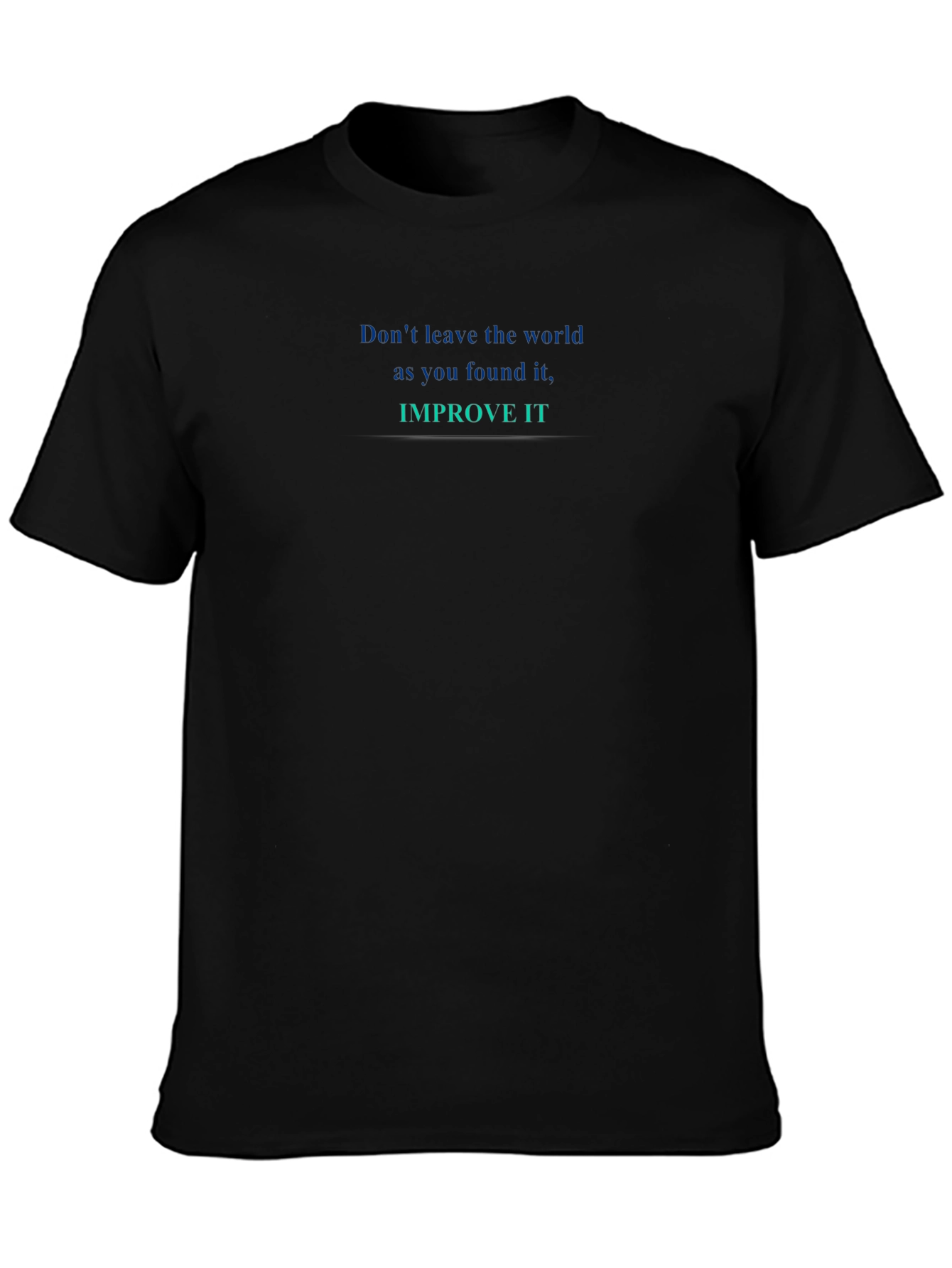 Improve It Black Tee