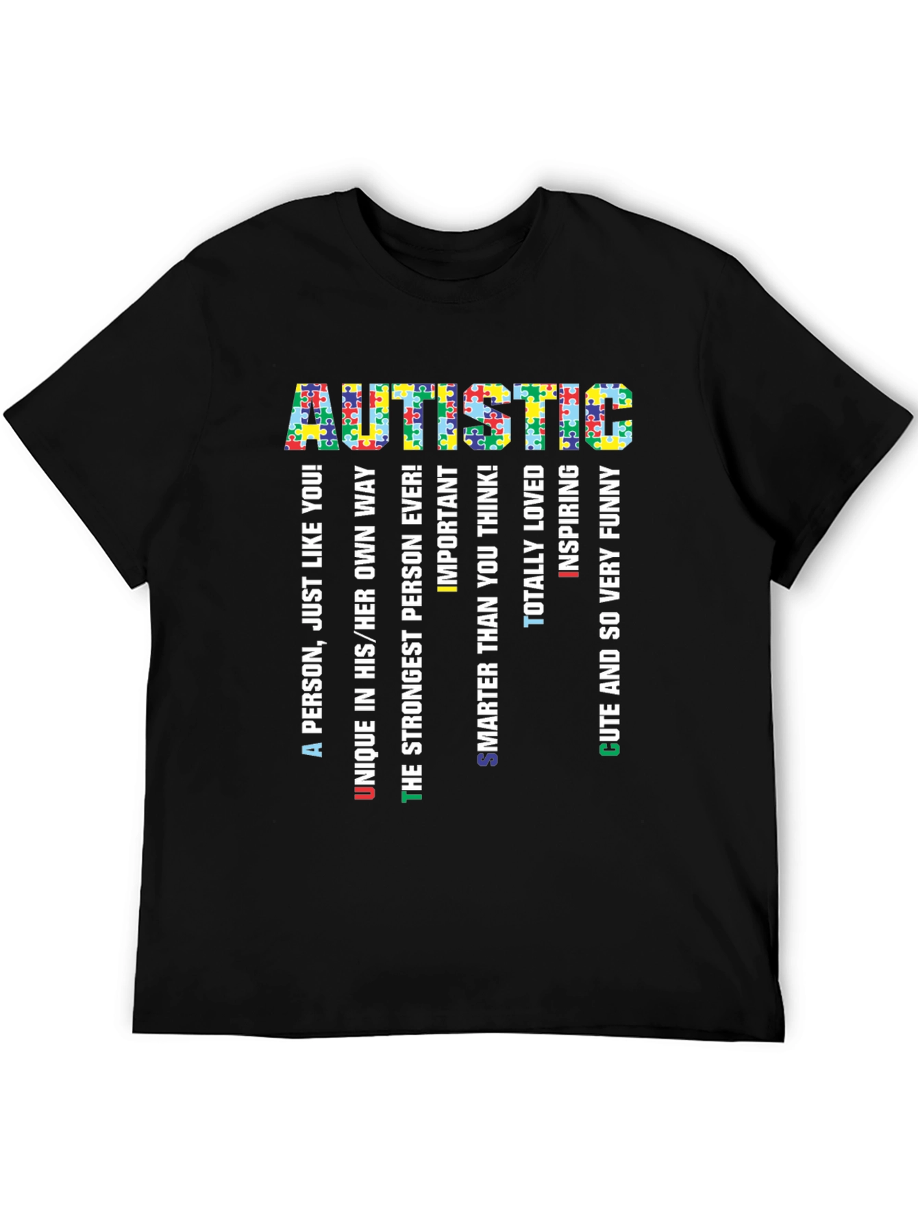 Autistic Awareness T-Shirt - Inspiring & Cute Design