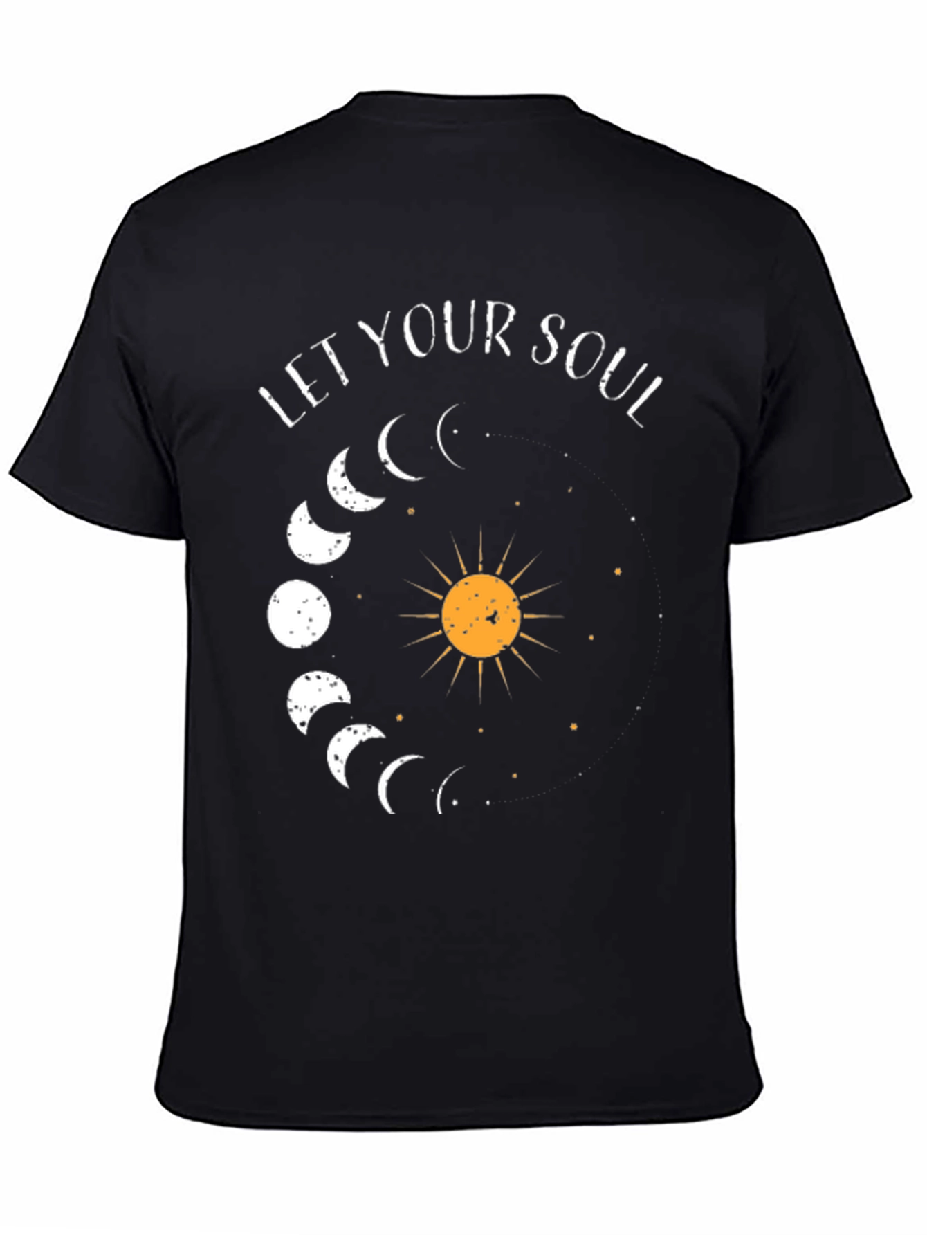 Let Your Soul Shine T-Shirt - Celestial Moon Phases