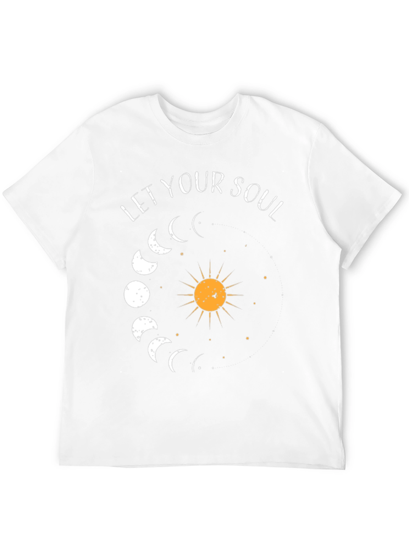 Let Your Soul Shine T-Shirt - Celestial Moon Phases