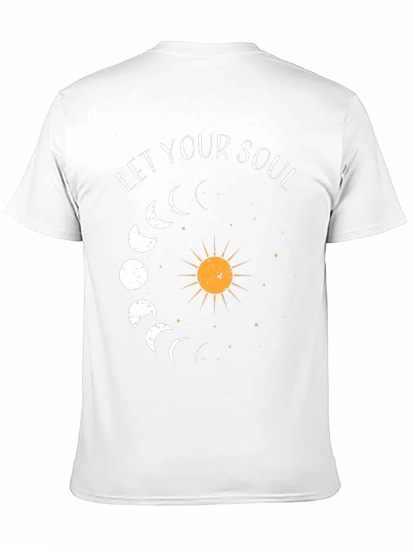 Let Your Soul Shine T-Shirt - Celestial Moon Phases