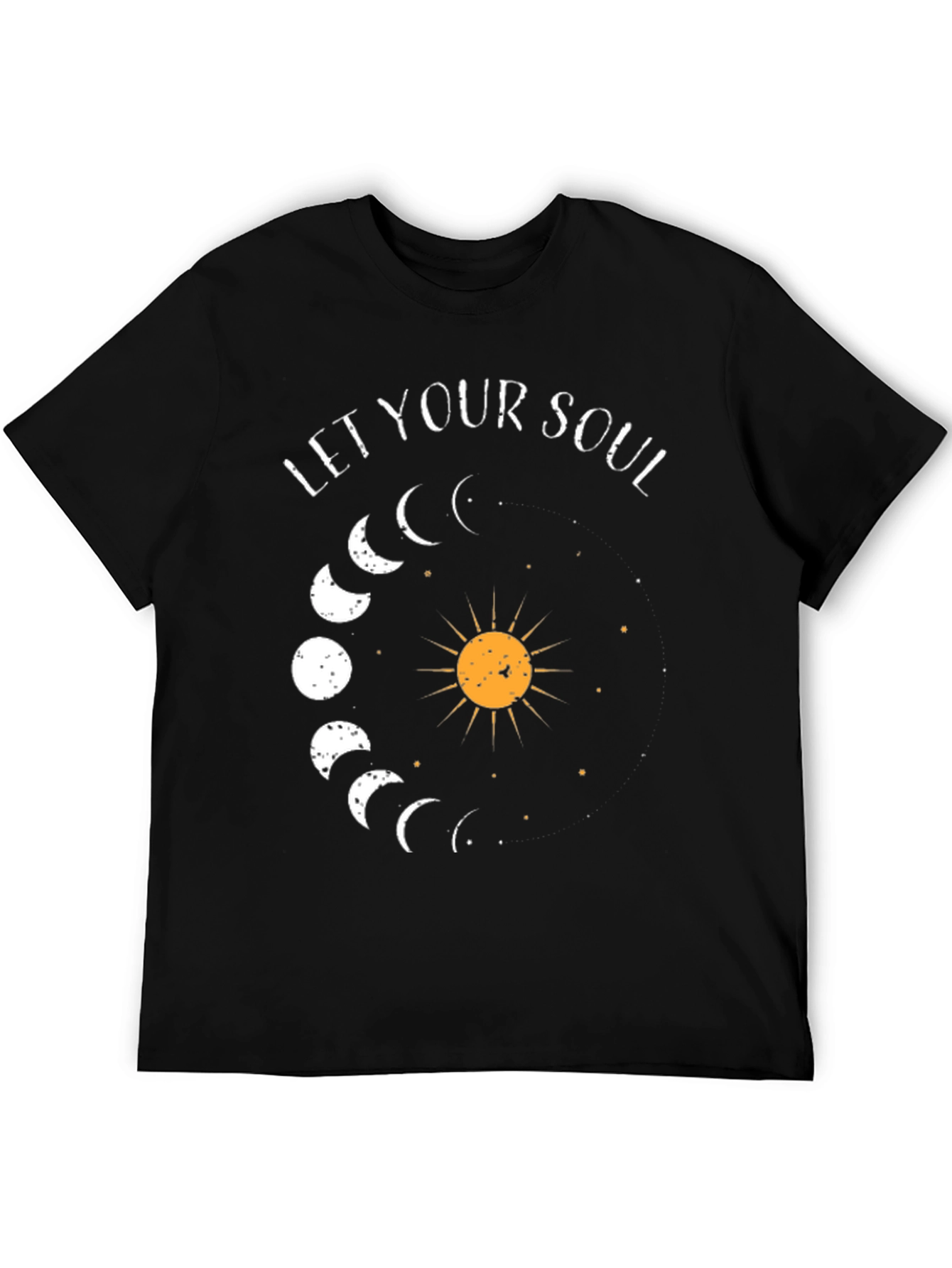 Let Your Soul Shine T-Shirt - Celestial Moon Phases