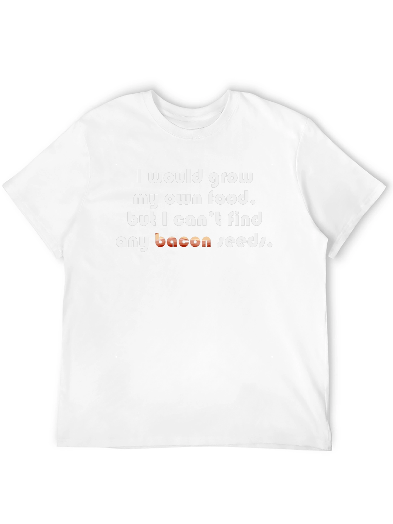 Funny Bacon Seeds Graphic Tee