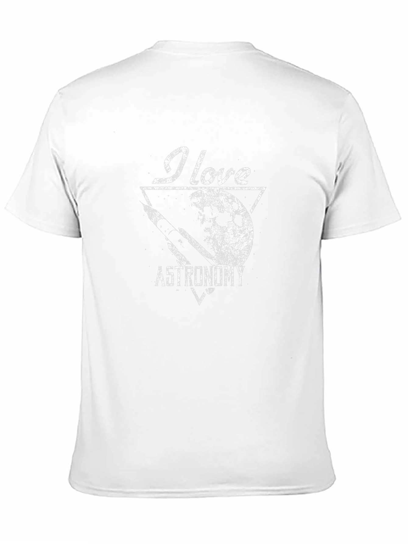 I Love Astronomy Black T-Shirt
