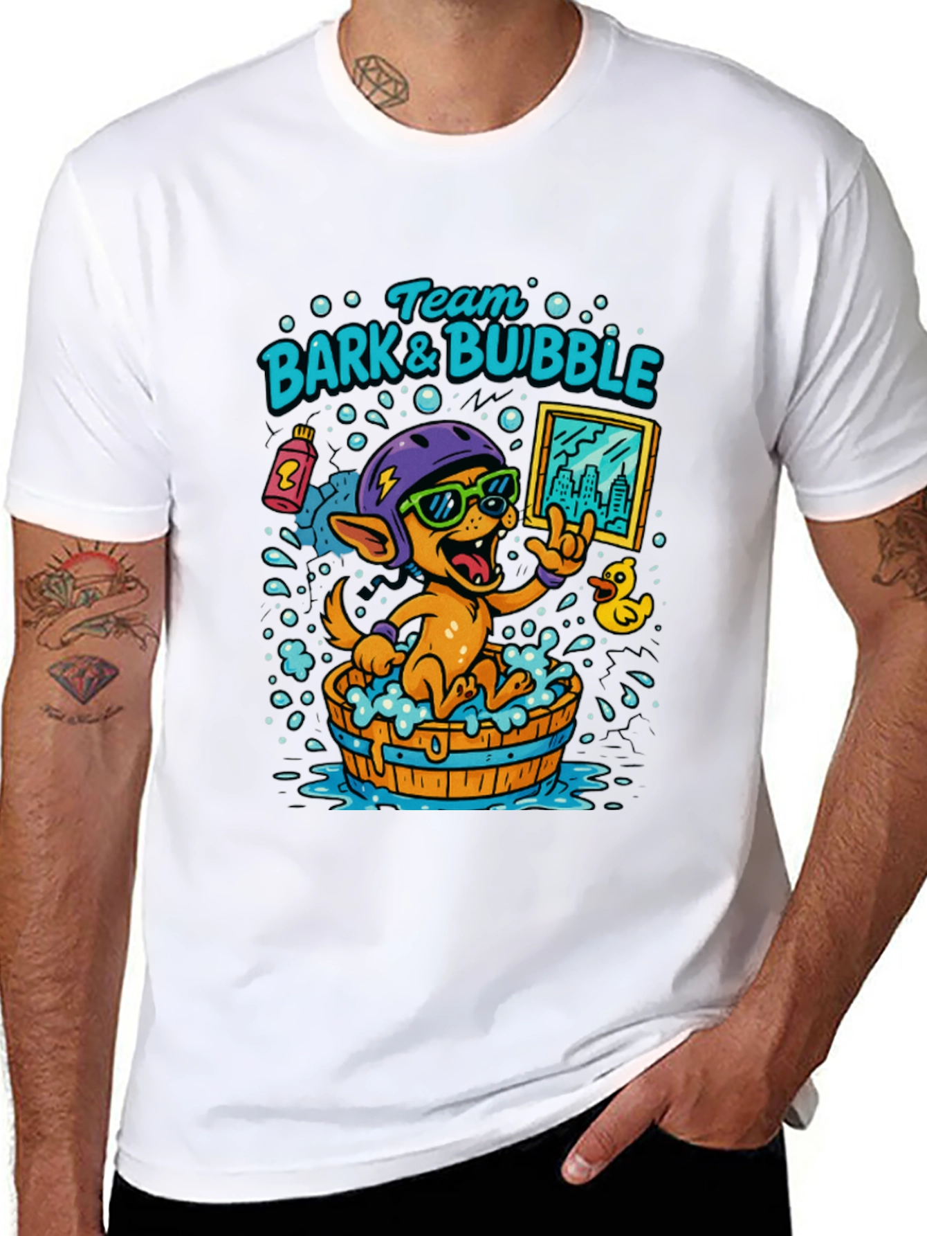 Team Bark & Bubble T-Shirt