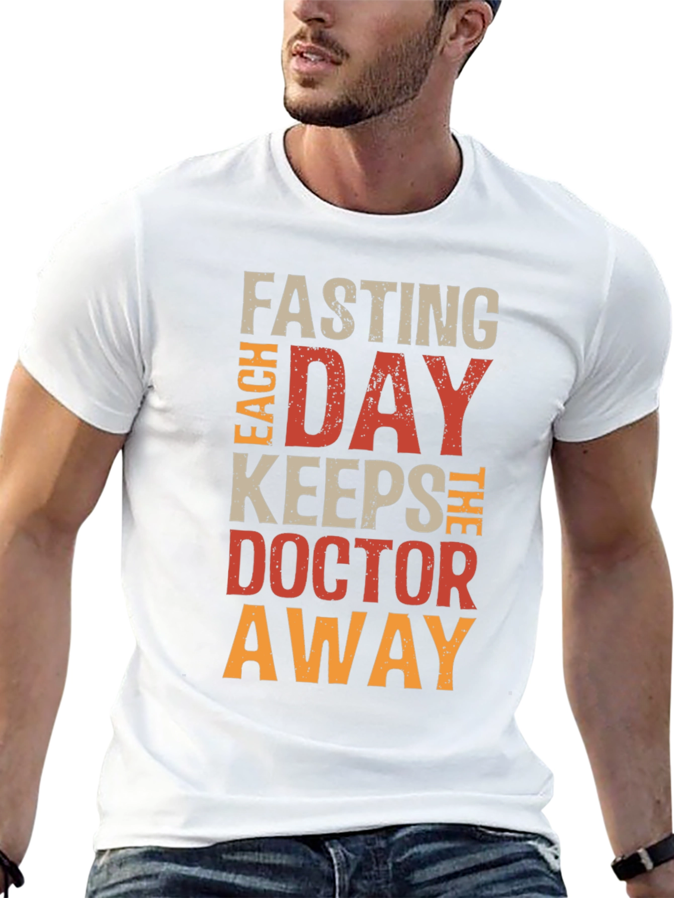 Fasting T-Shirt: Each Day Keeps Doctor Away