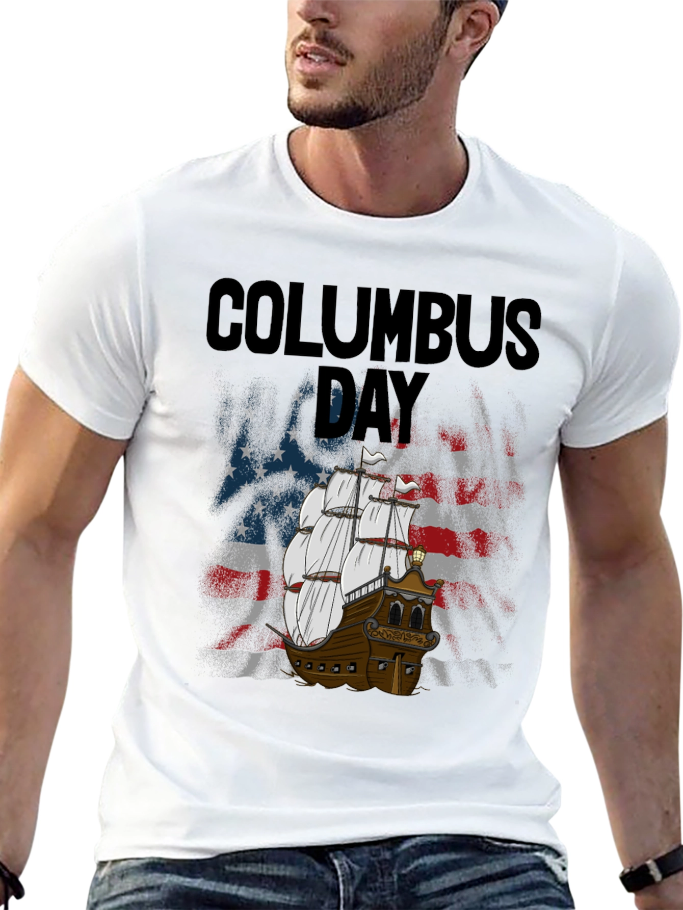 Columbus Day Ship T-Shirt