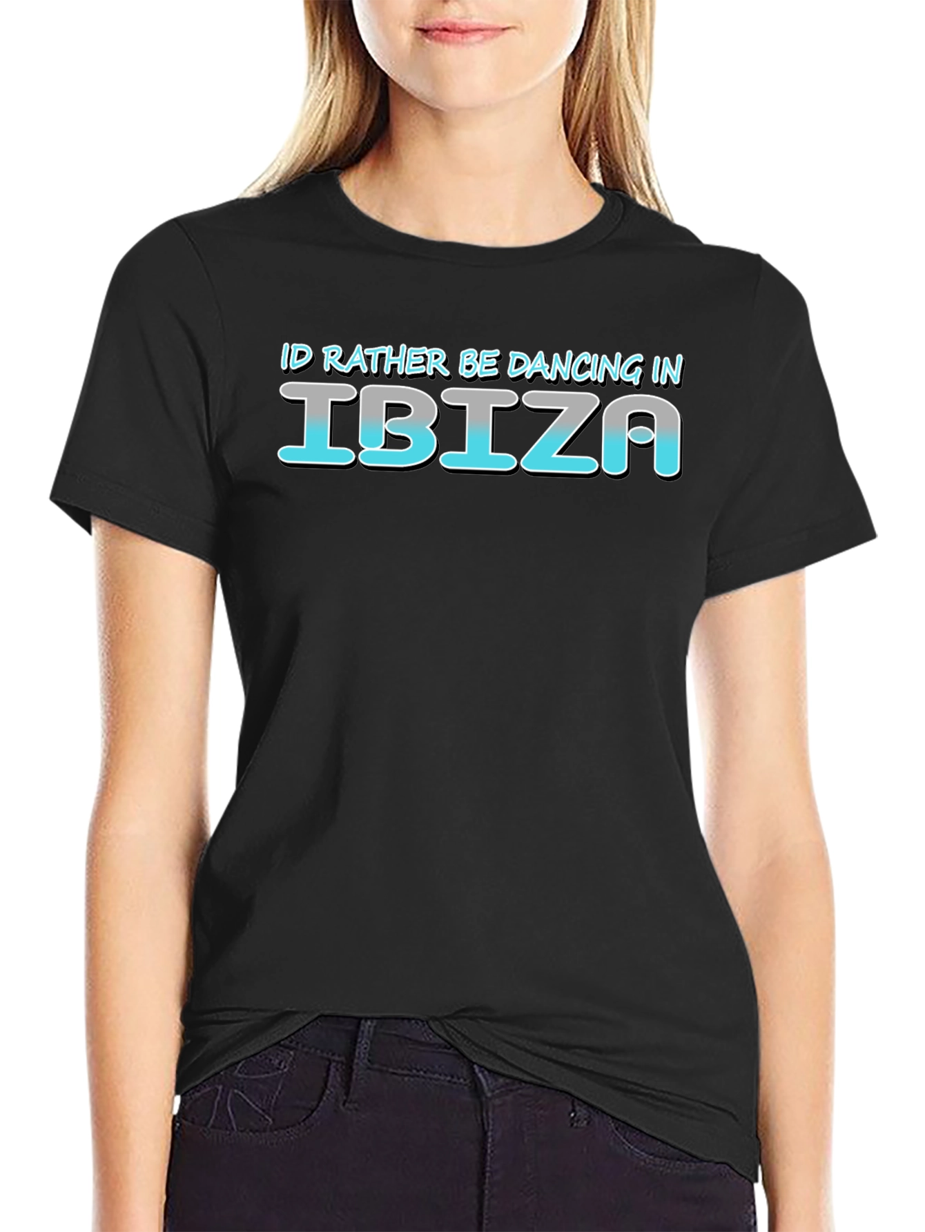 Ibiza Dancing T-Shirt - Mens Black Tee