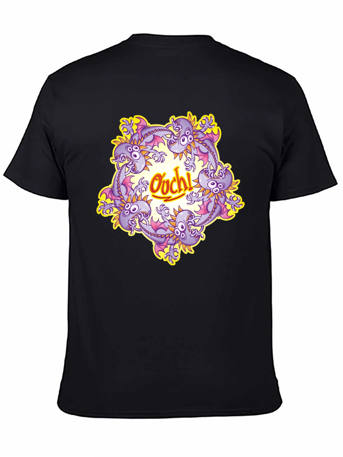 Ouch! Dragon T-Shirt - Black