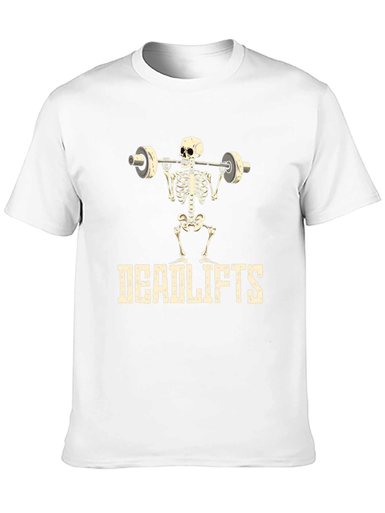 Deadlifts Skeleton Graphic T-Shirt