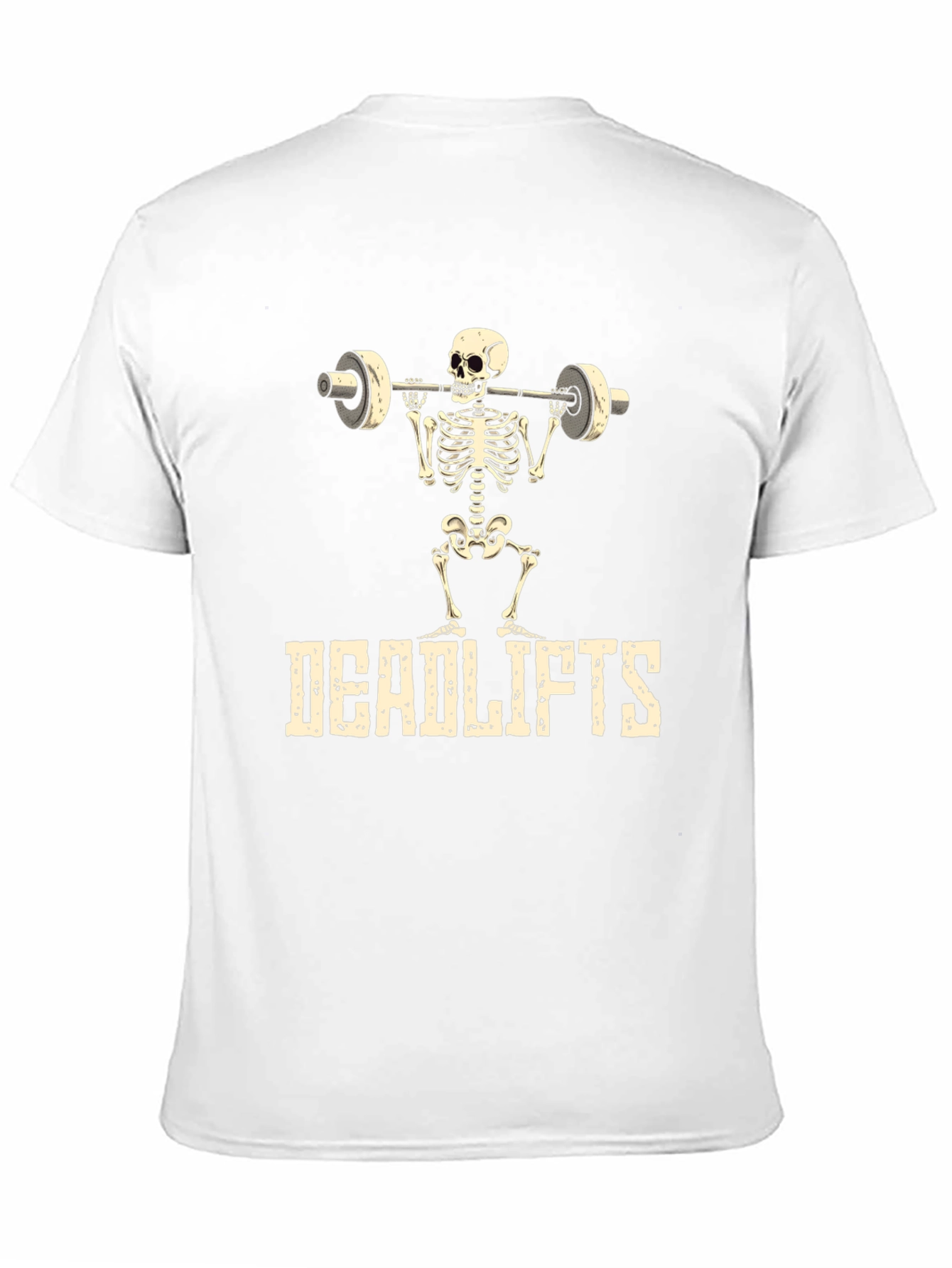 Deadlifts Skeleton Graphic T-Shirt