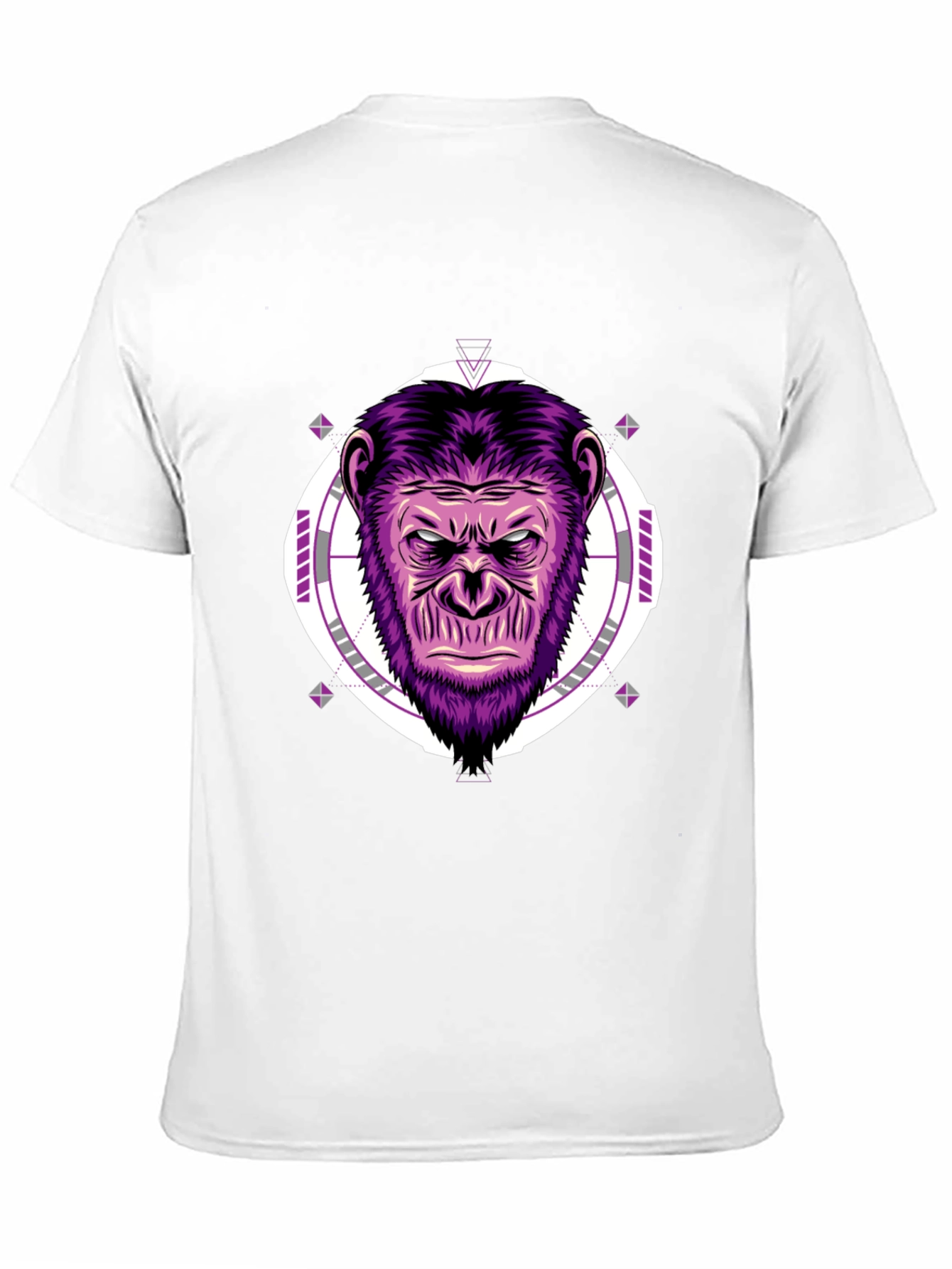 Purple Ape Graphic Tee - Modern Streetwear