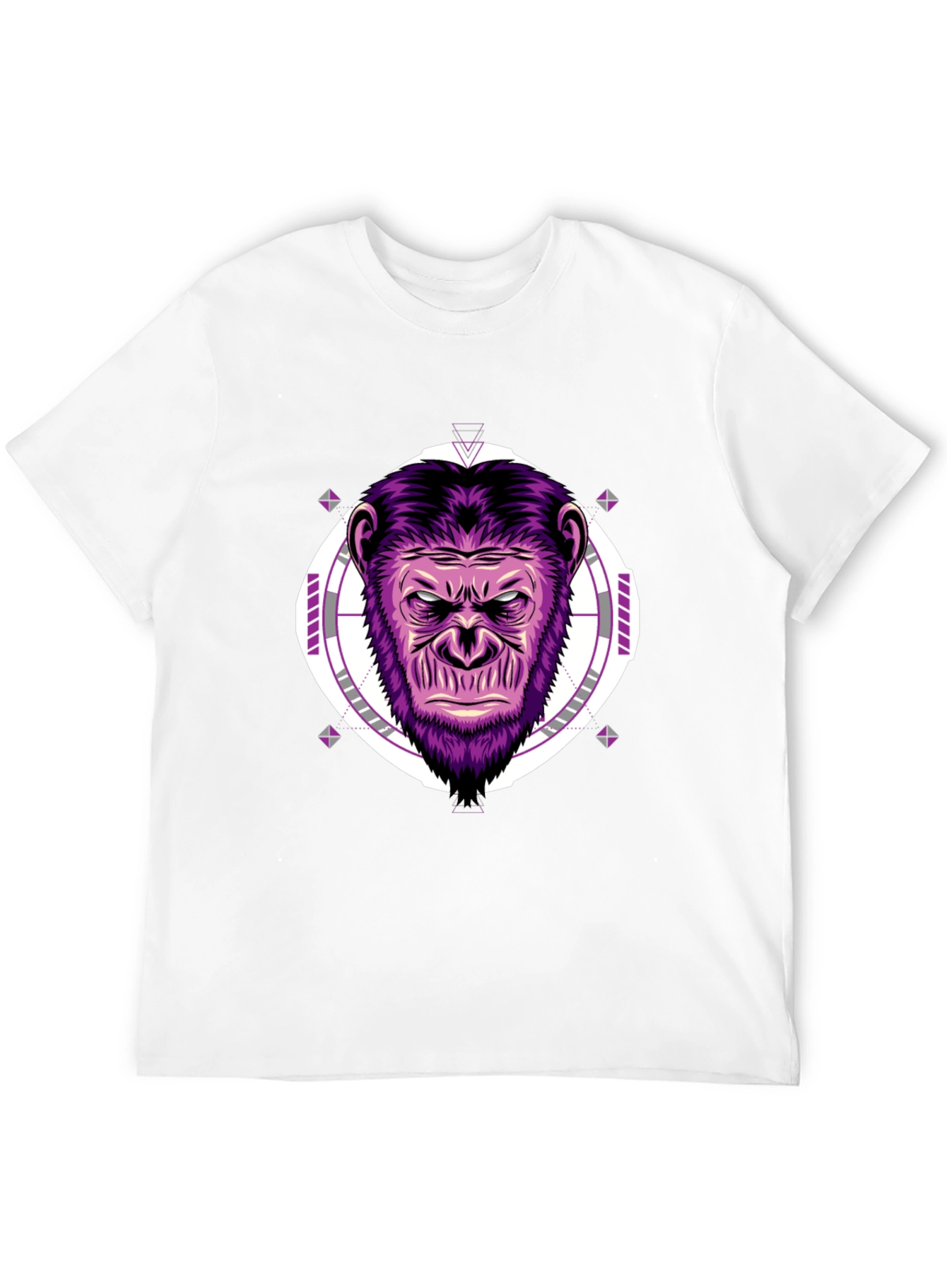 Purple Ape Graphic Tee - Modern Streetwear