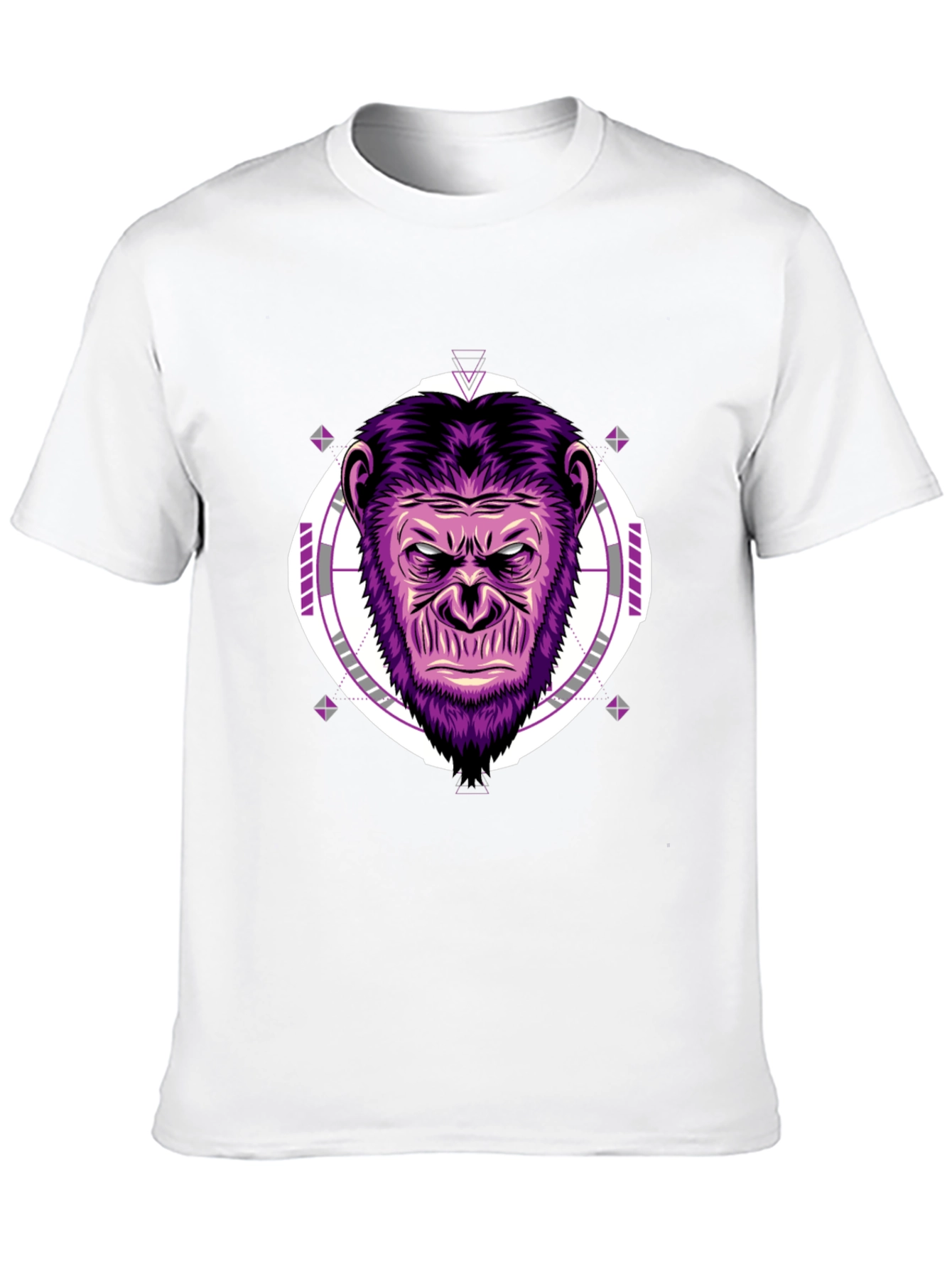 Purple Ape Graphic Tee - Modern Streetwear