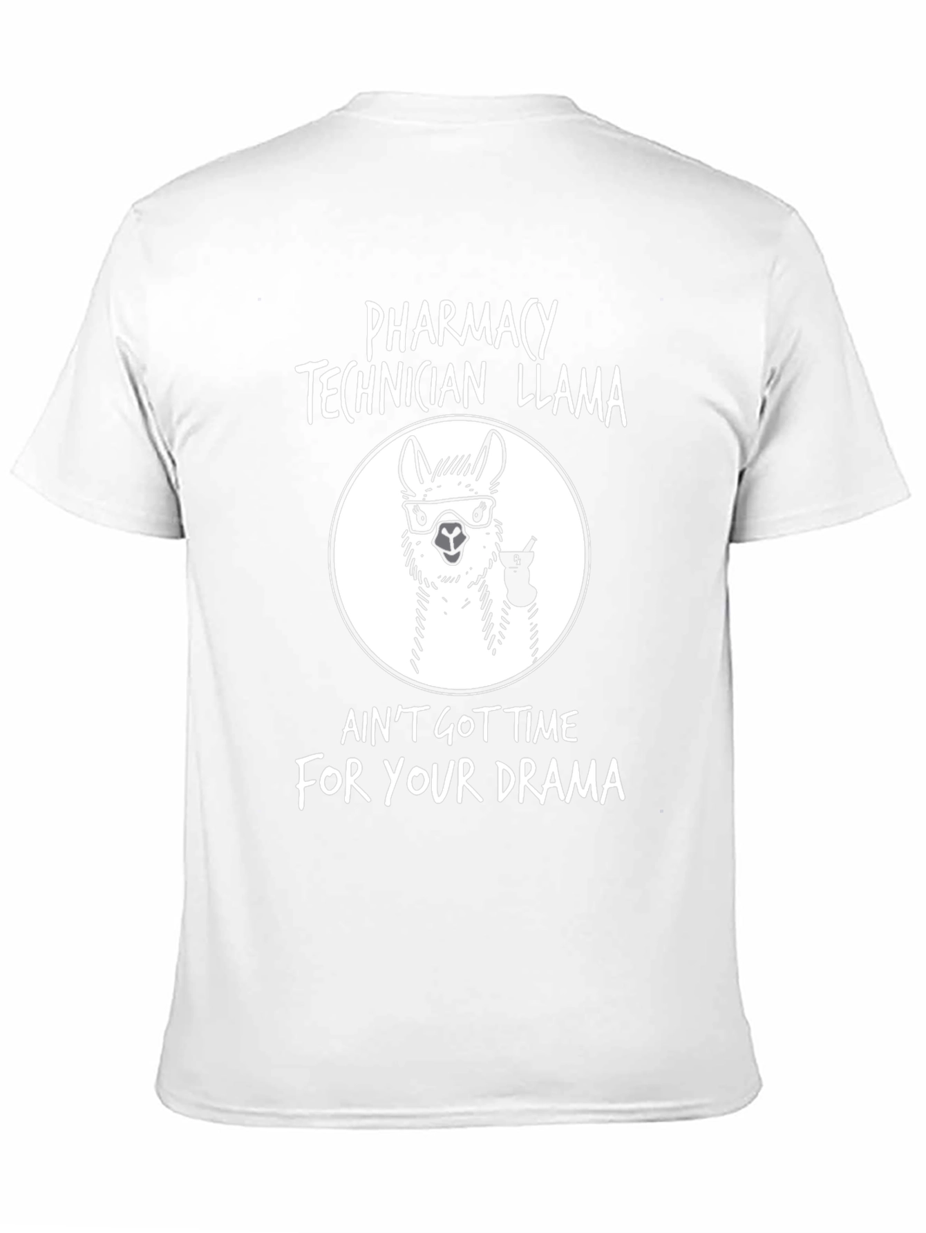 Pharmacy Technician Llama T-Shirt
