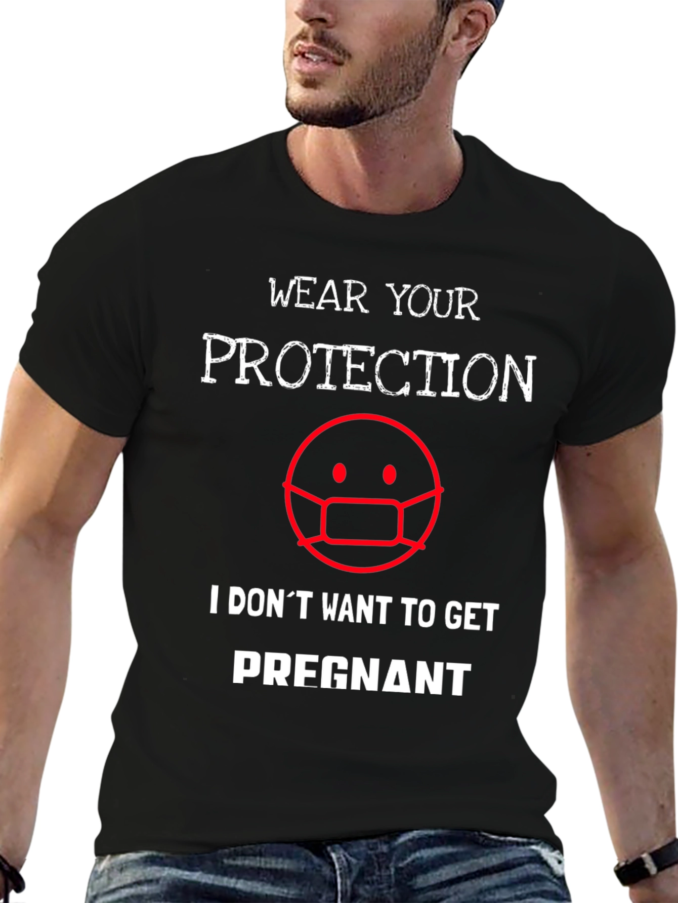 Wear Protection Funny Graphic Tee