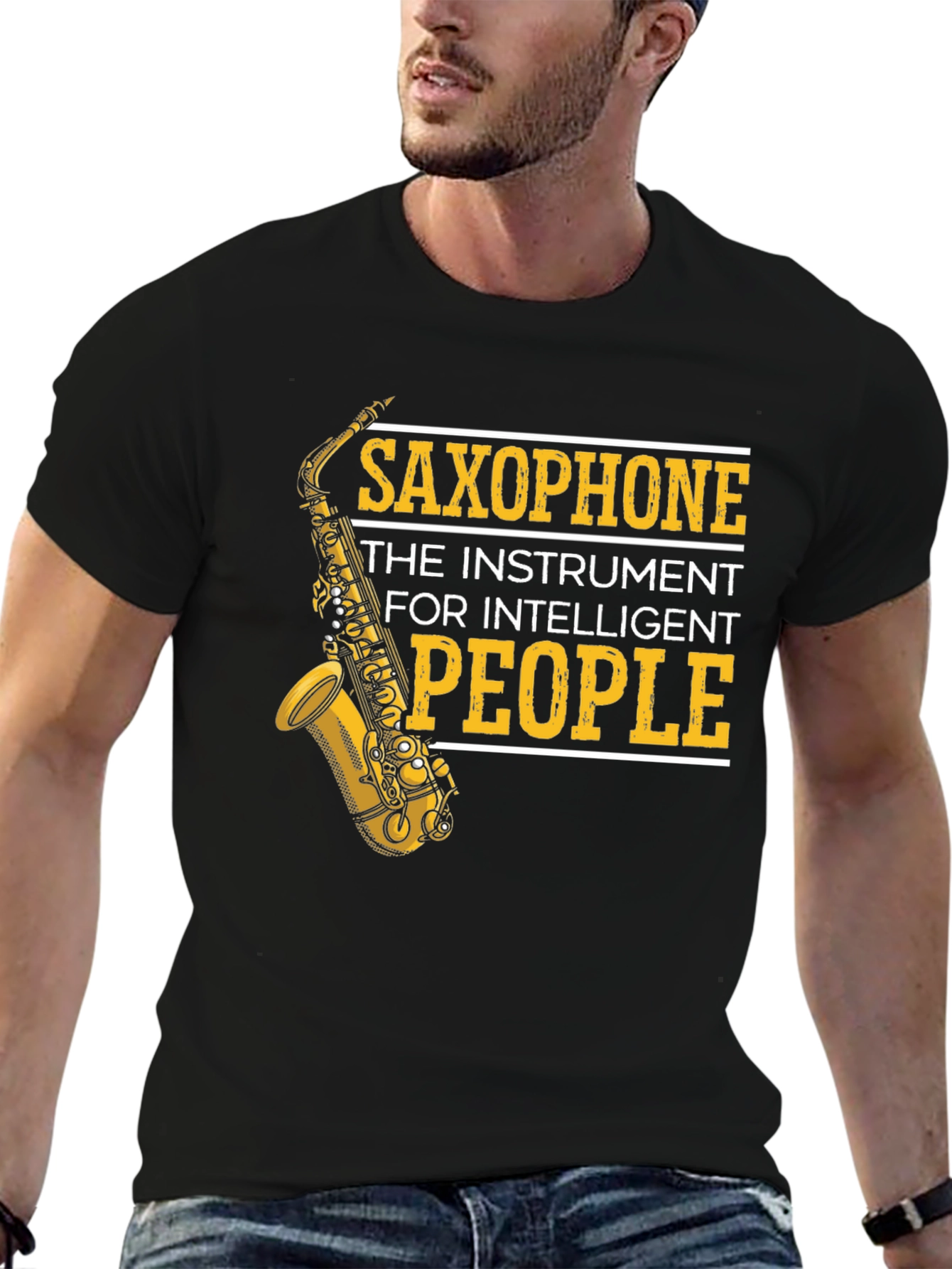 Saxophone Intelligent People T-Shirt