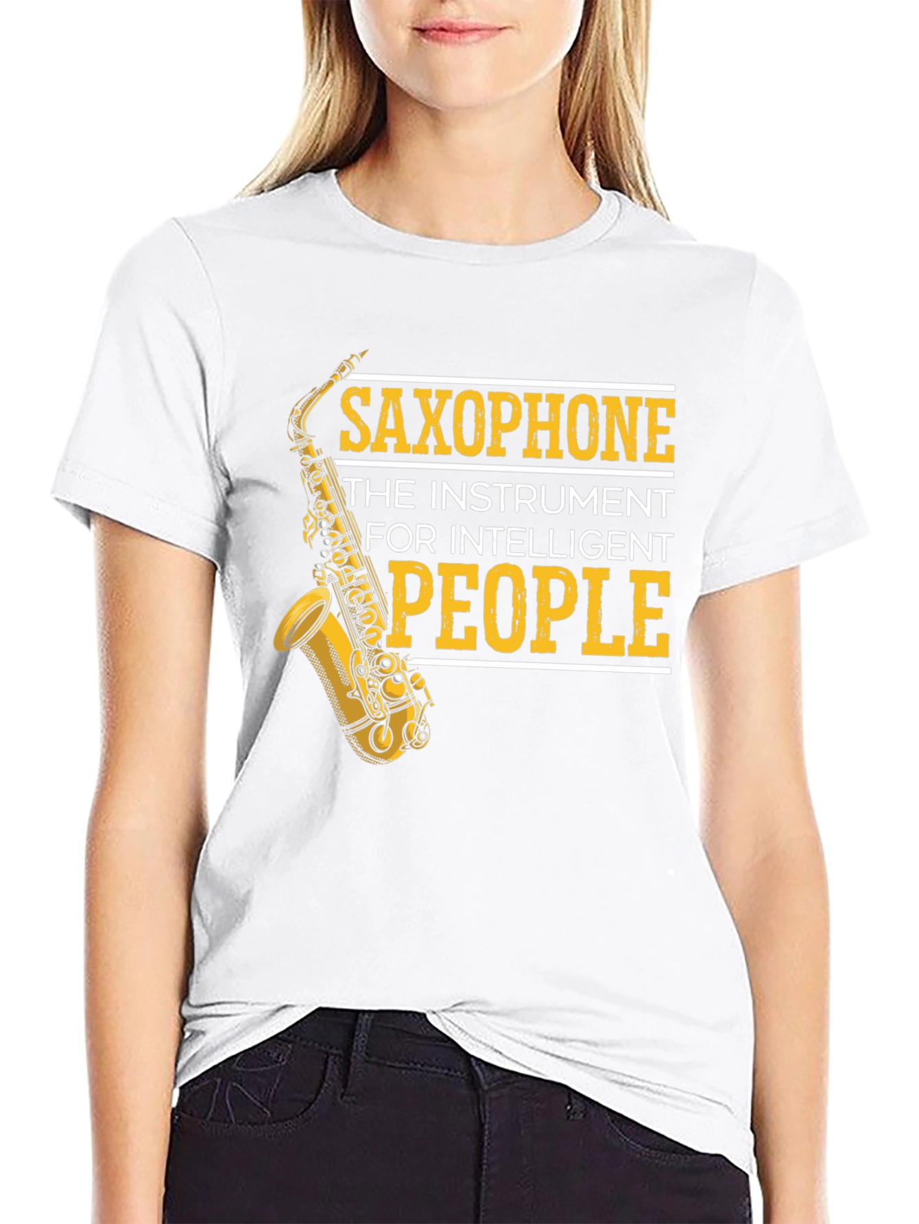 Saxophone Intelligent People T-Shirt
