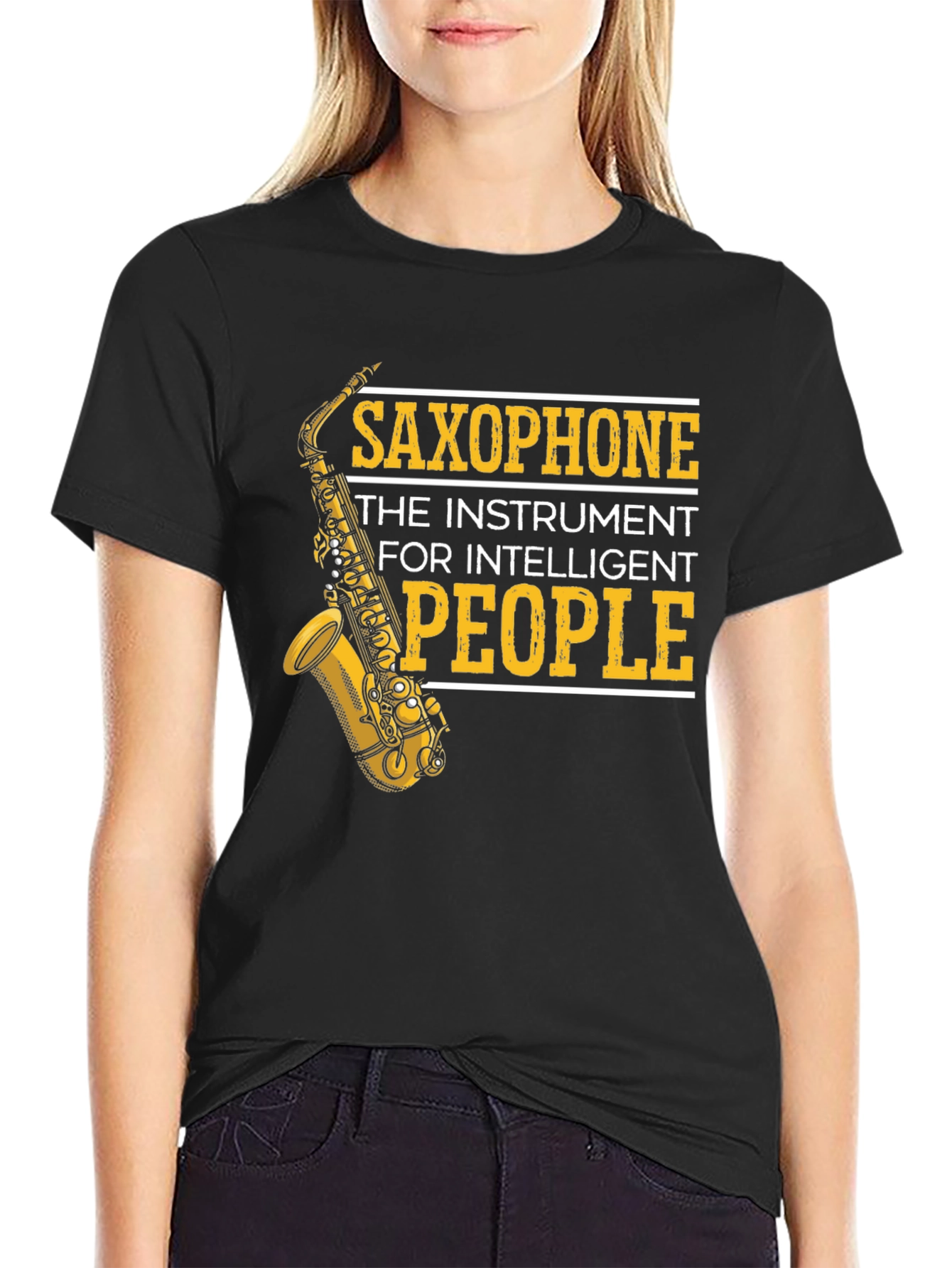 Saxophone Intelligent People T-Shirt