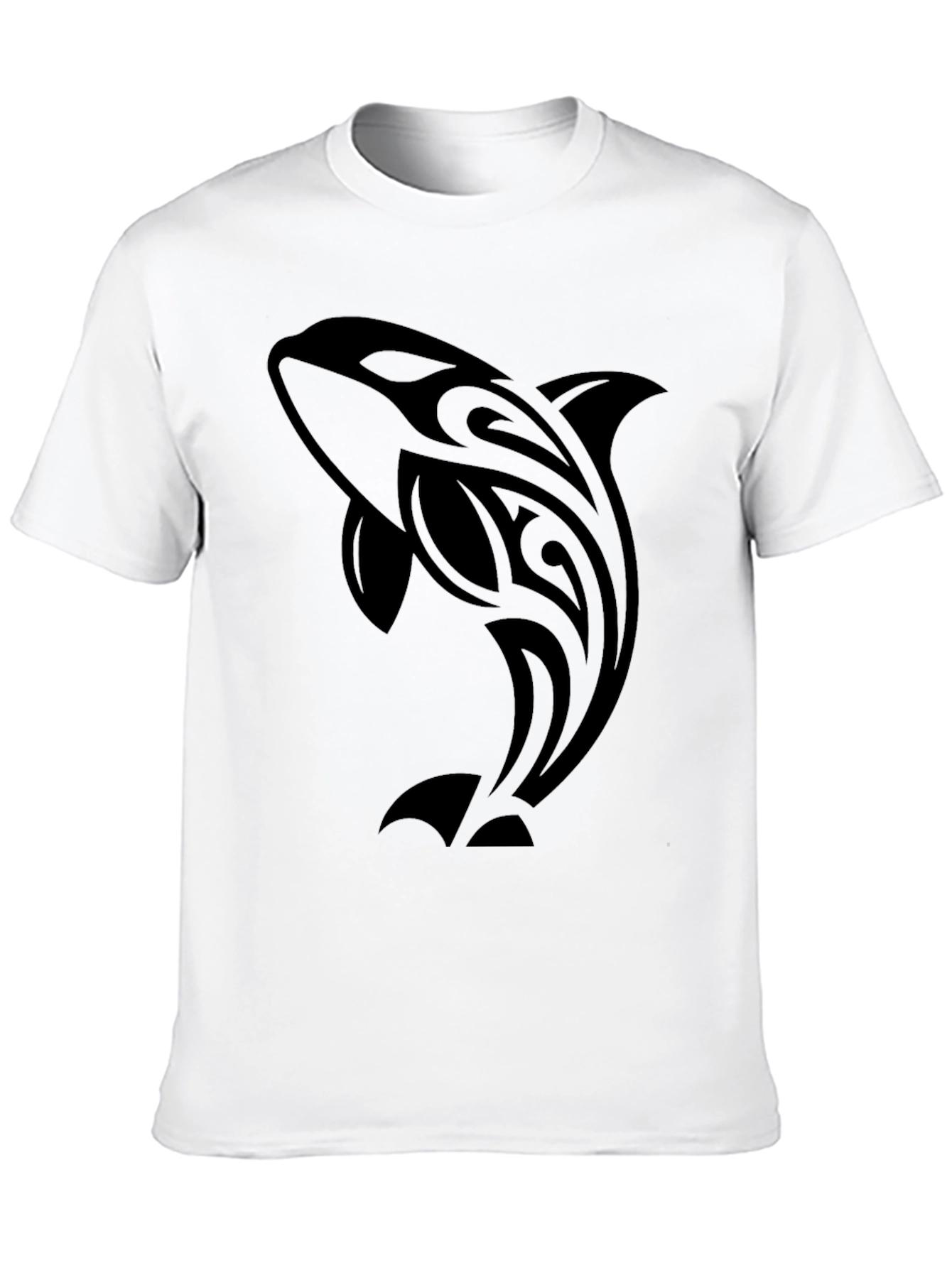 Tribal Orca Graphic T-Shirt