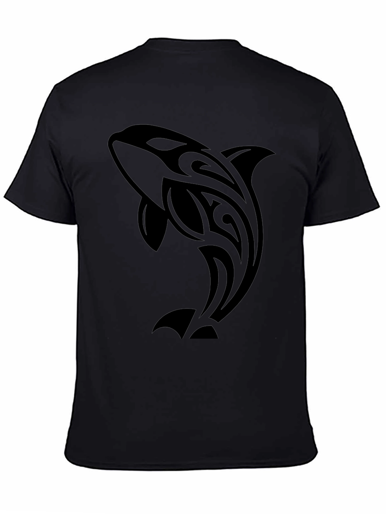 Tribal Orca Graphic T-Shirt