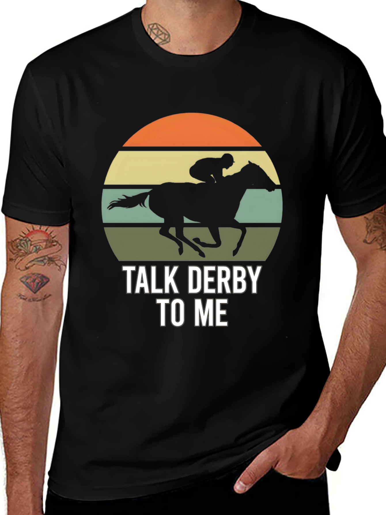Talk Derby To Me Horse Racing T-Shirt