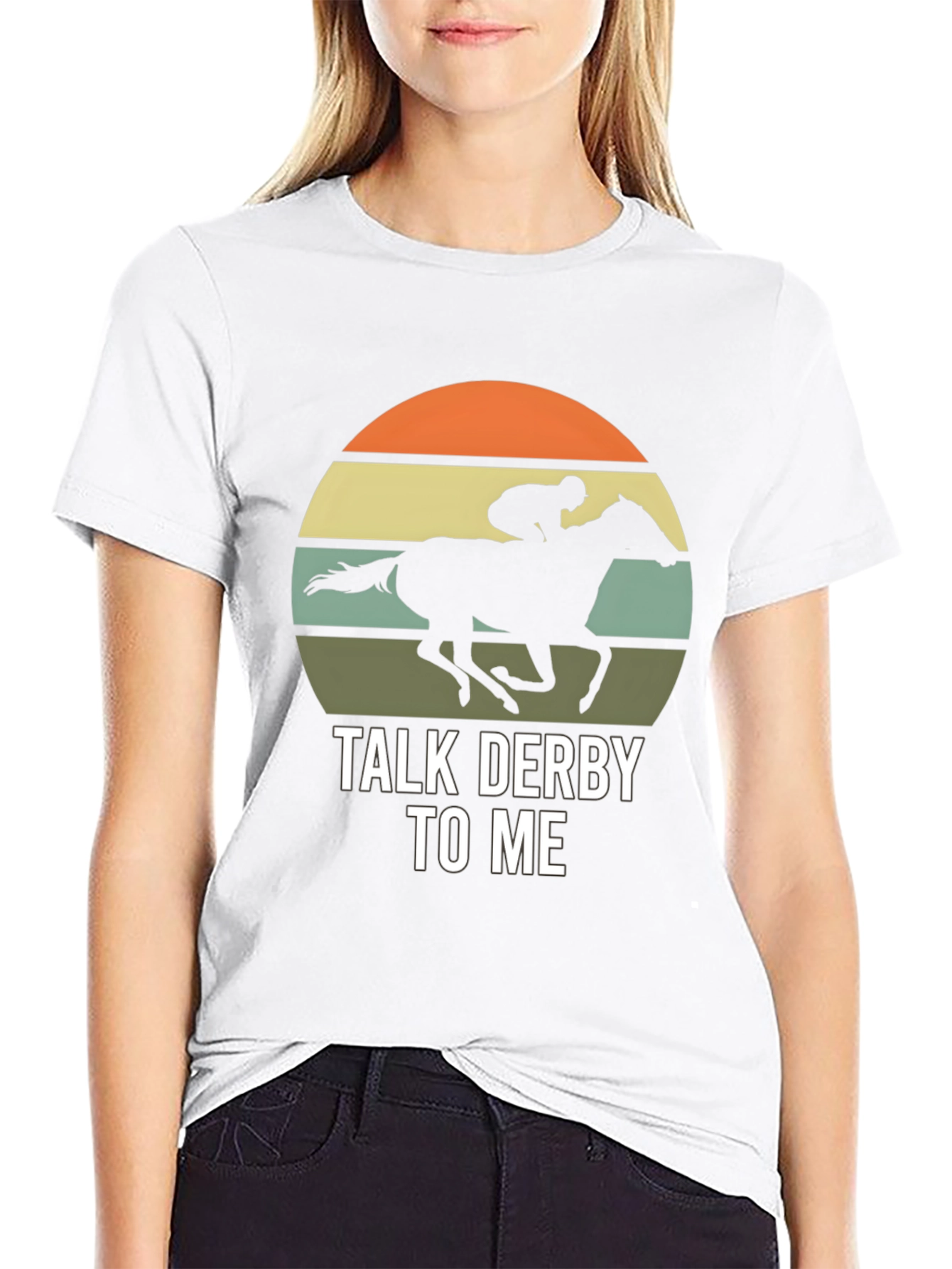 Talk Derby To Me Horse Racing T-Shirt