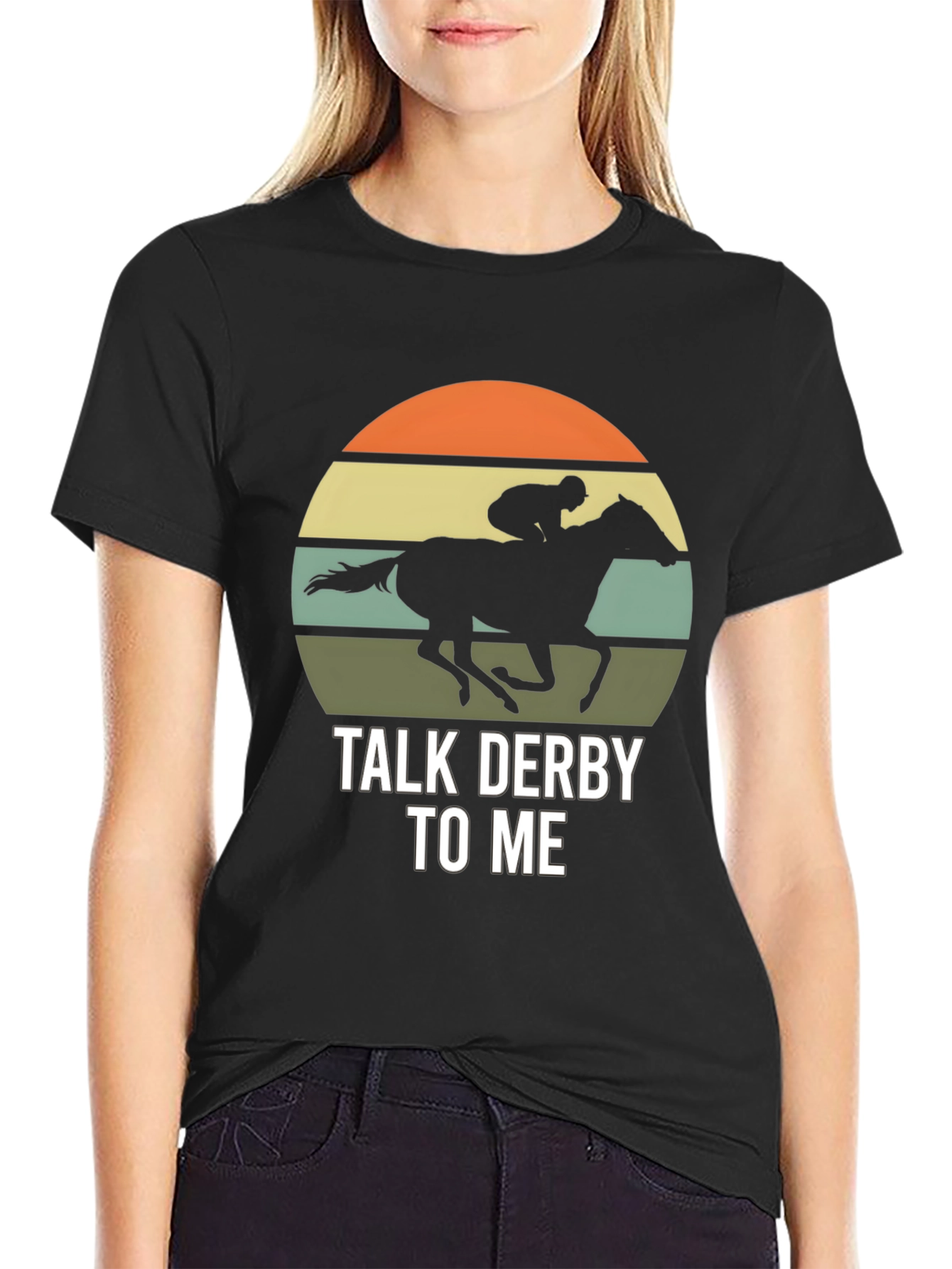 Talk Derby To Me Horse Racing T-Shirt