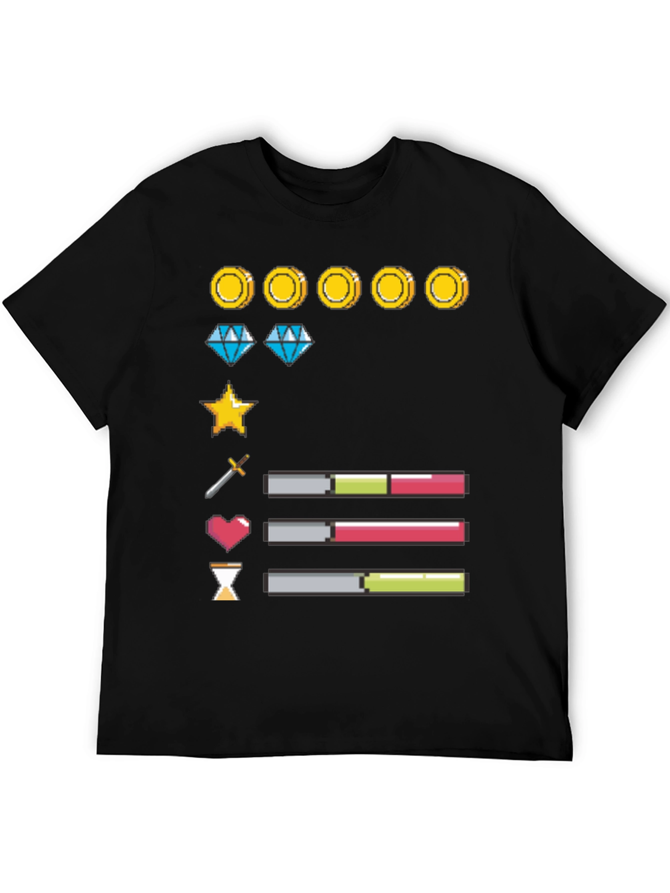 Gamer Life Bar T-Shirt: Level Up Your Style!