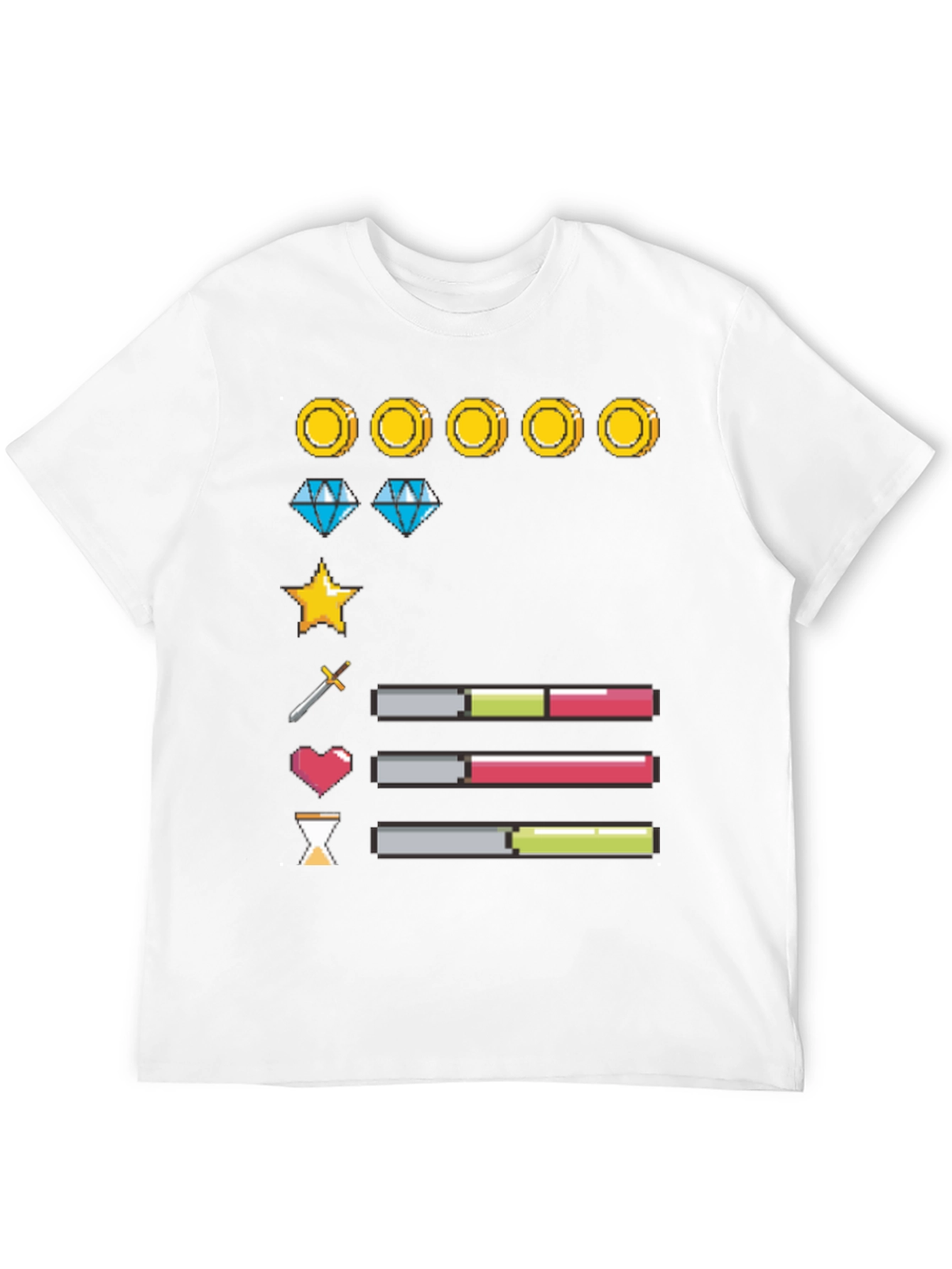 Gamer Life Bar T-Shirt: Level Up Your Style!