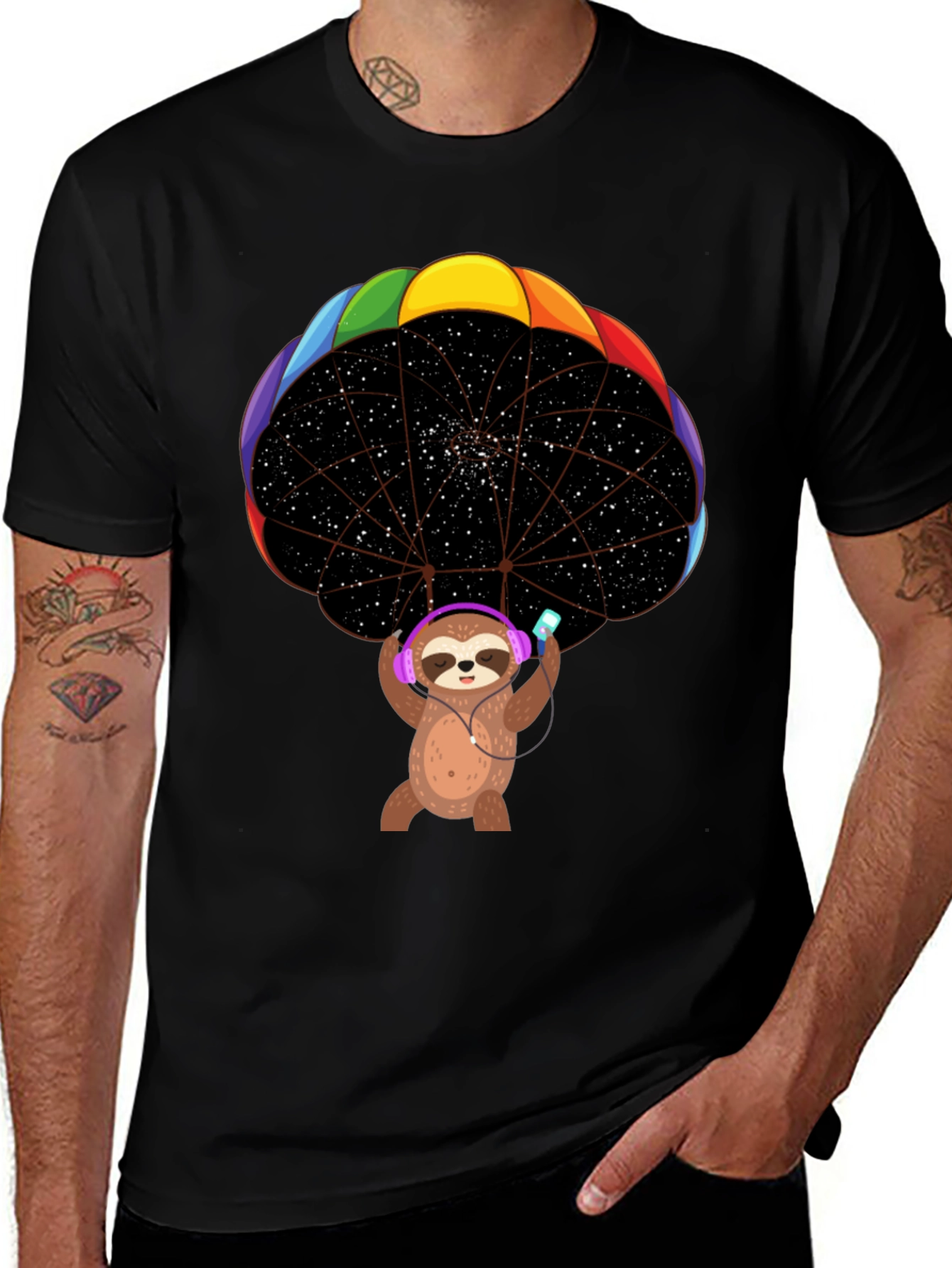 Sloth Parachute T-Shirt