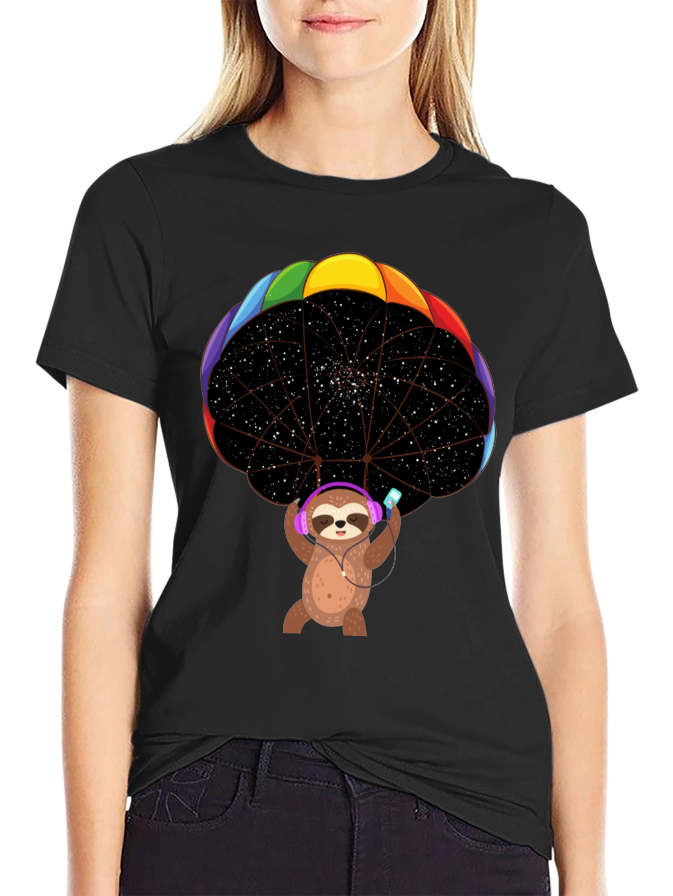 Sloth Parachute T-Shirt