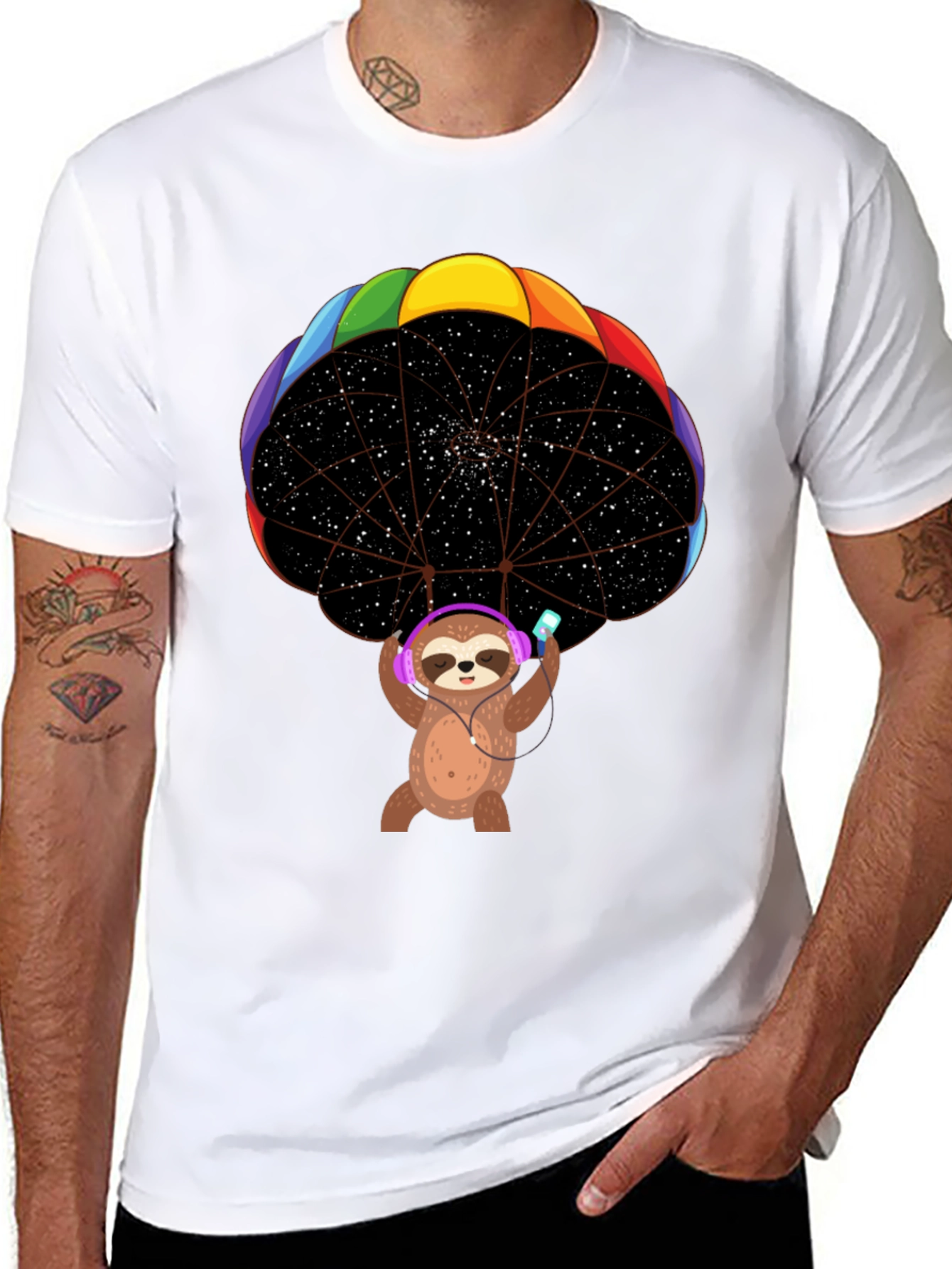 Sloth Parachute T-Shirt