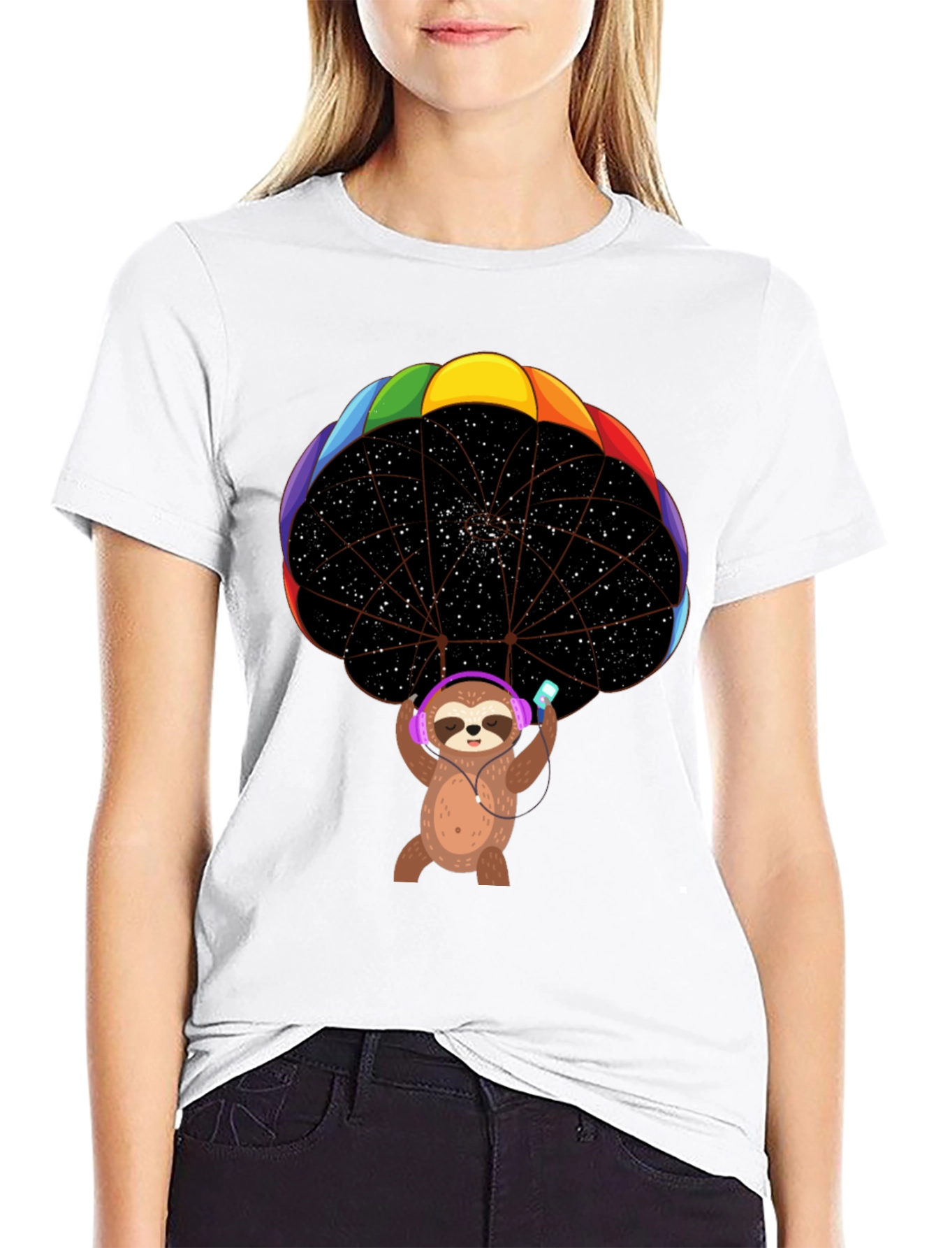 Sloth Parachute T-Shirt