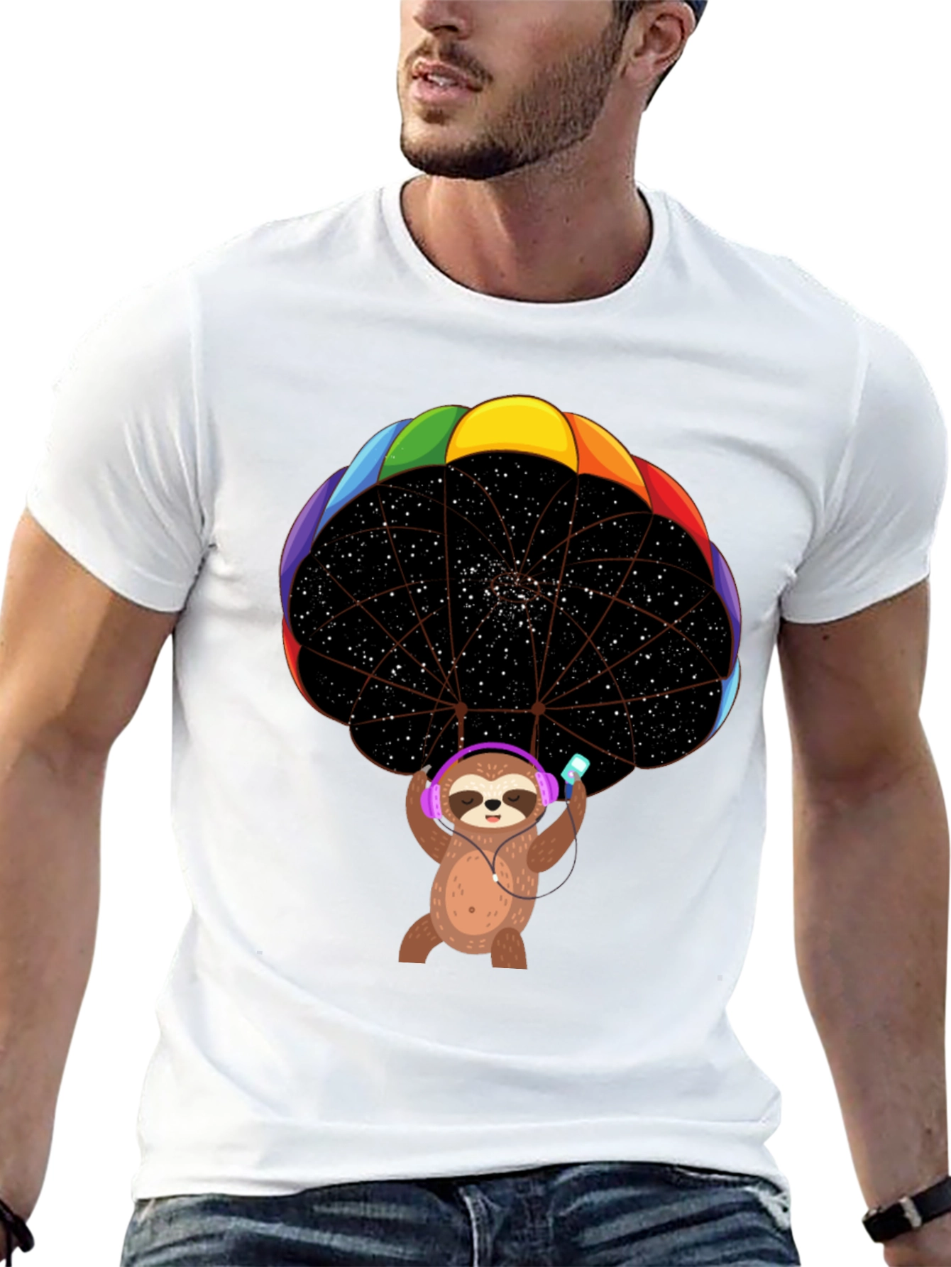 Sloth Parachute T-Shirt