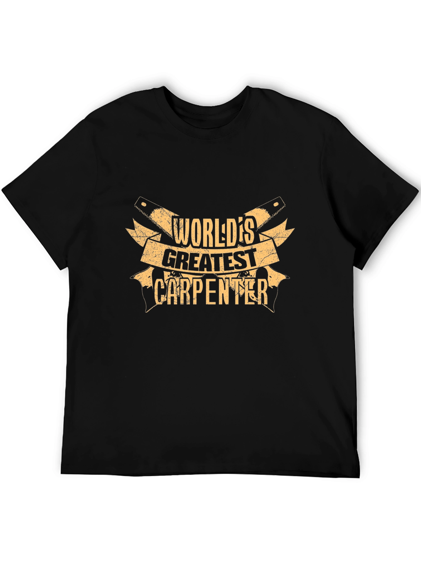 Worlds Greatest Carpenter Black T-Shirt