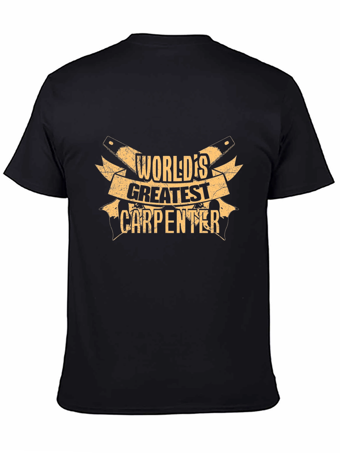 Worlds Greatest Carpenter Black T-Shirt