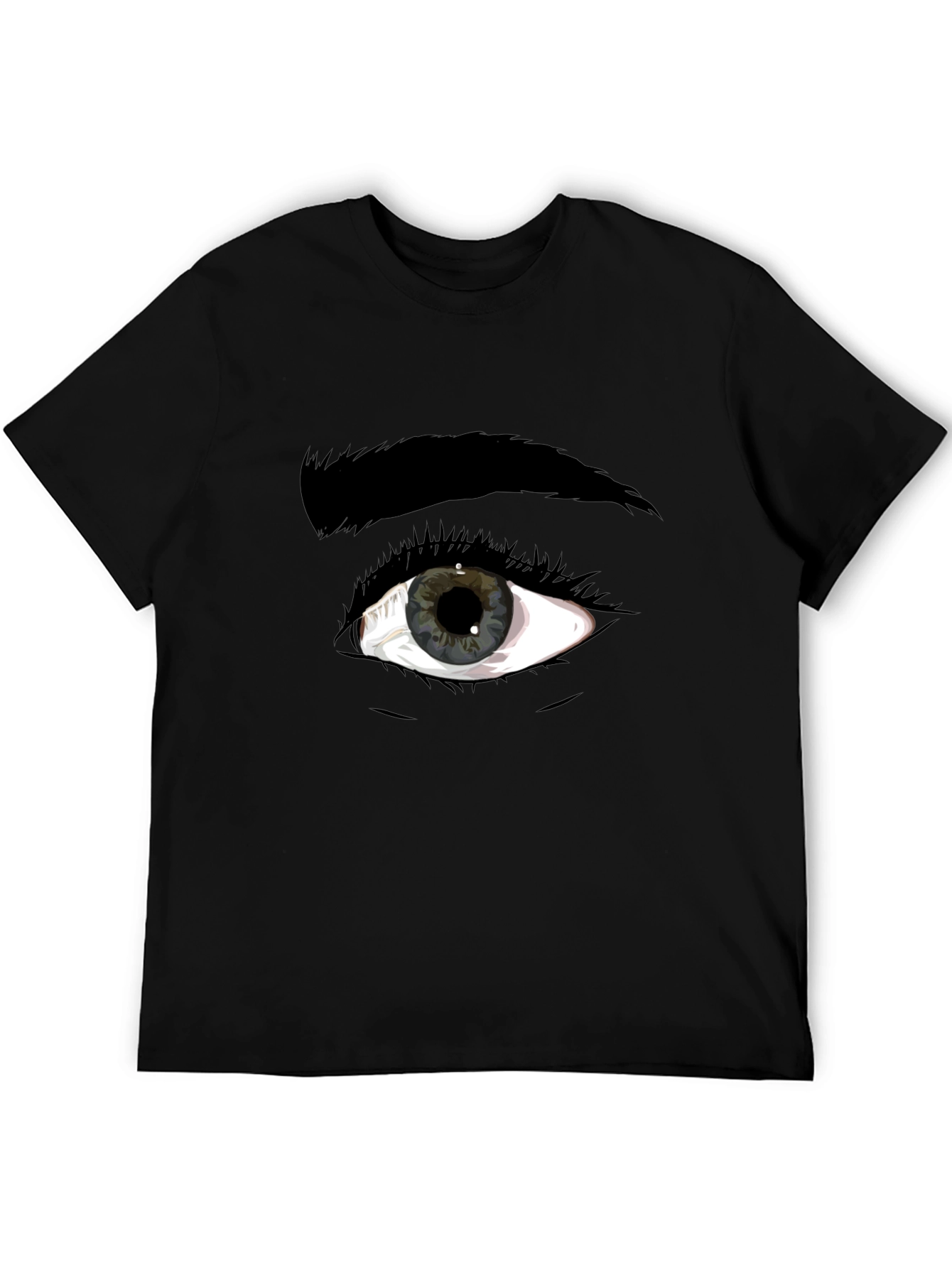 Eye Graphic Black T-Shirt - Unique Style