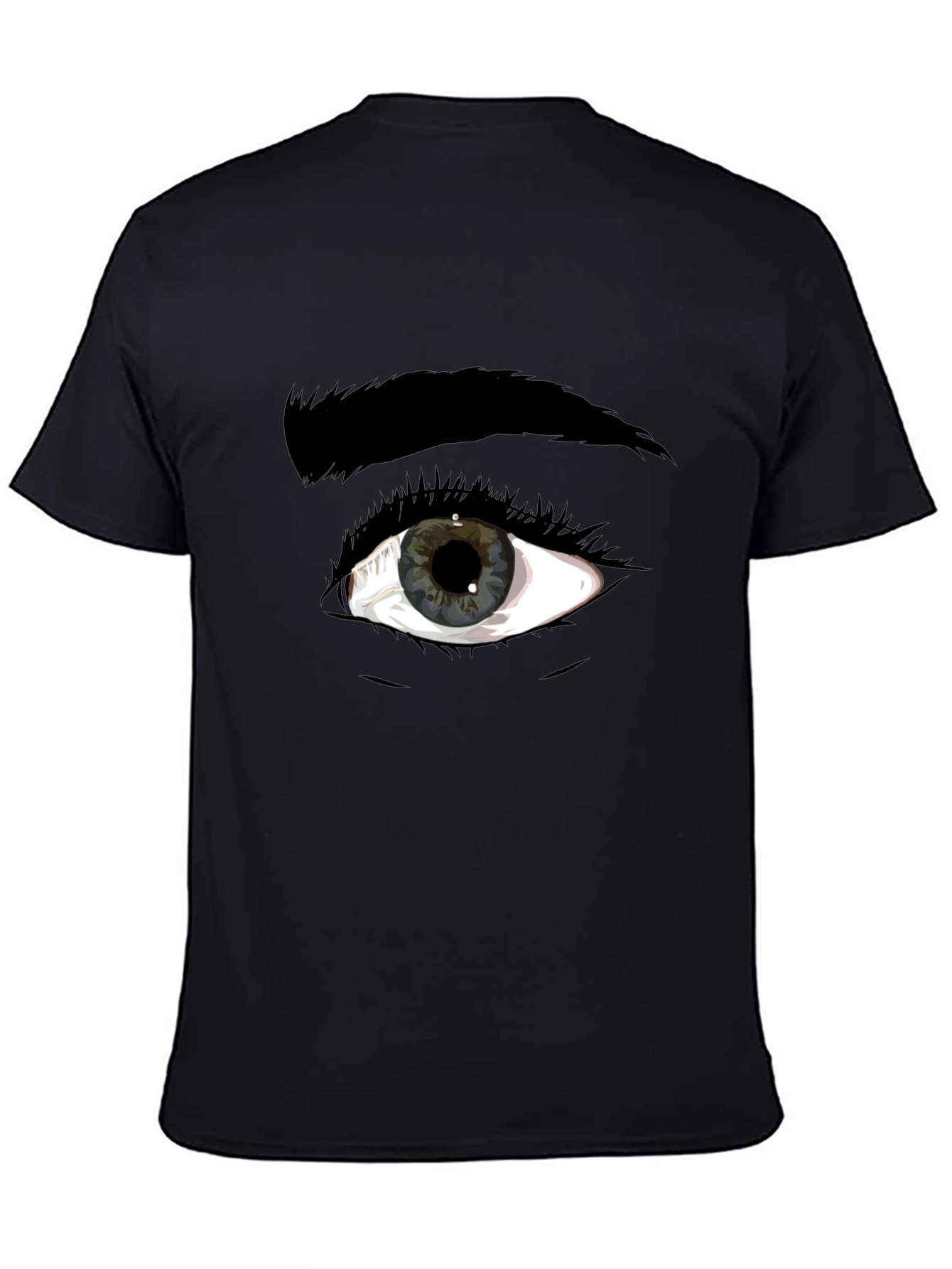 Eye Graphic Black T-Shirt - Unique Style
