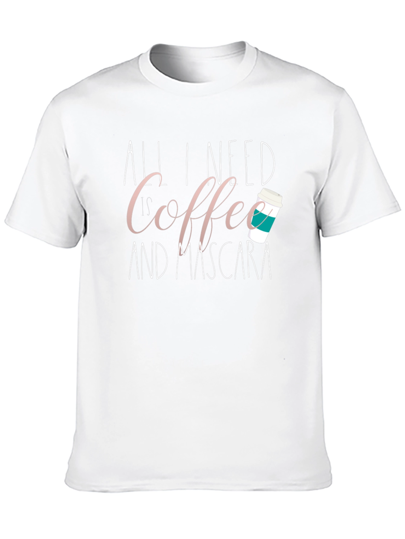 Coffee & Mascara T-Shirt - Cute Graphic Tee