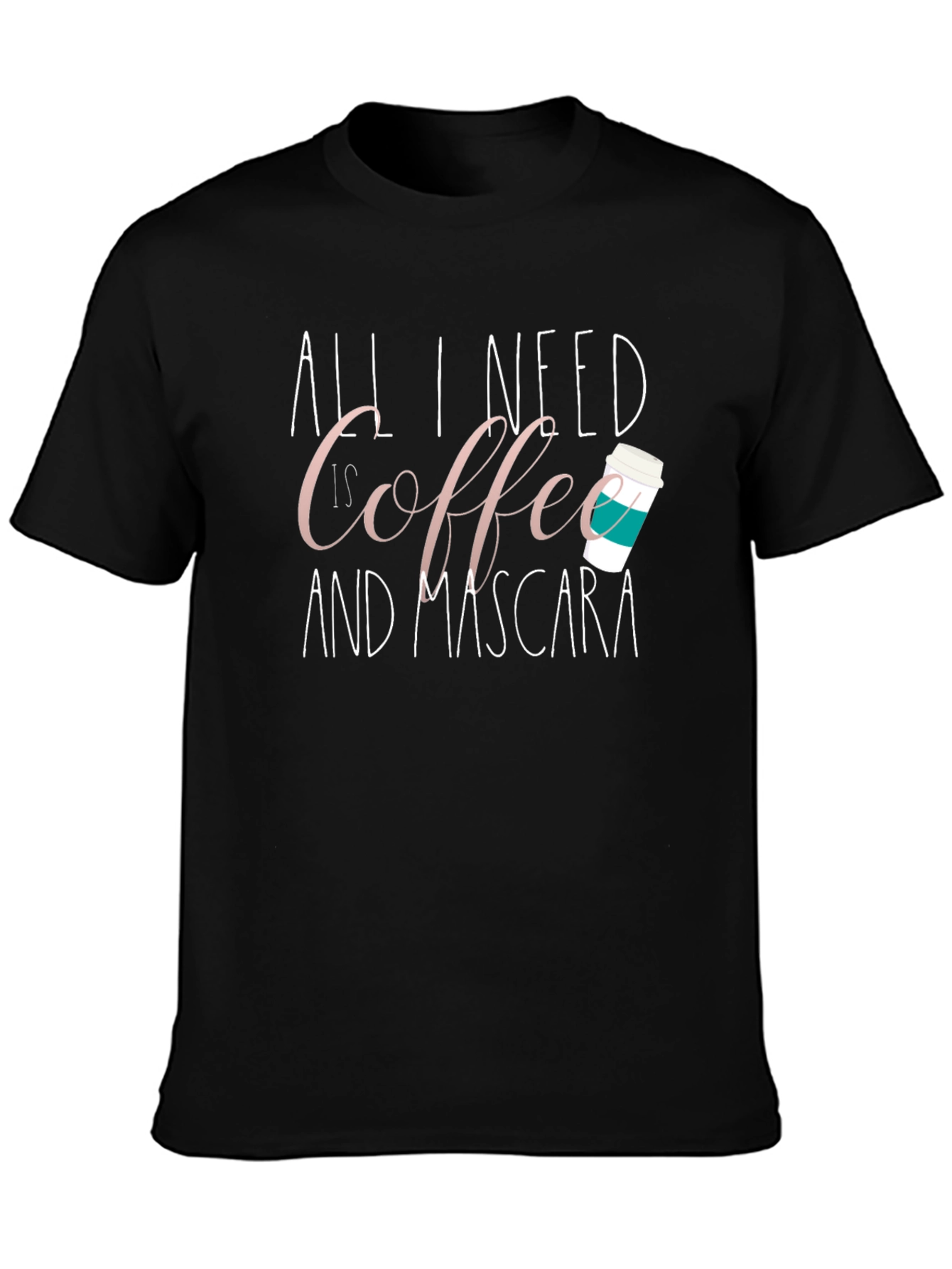 Coffee & Mascara T-Shirt - Cute Graphic Tee