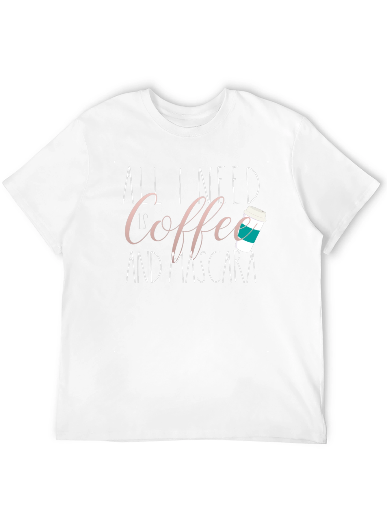 Coffee & Mascara T-Shirt - Cute Graphic Tee