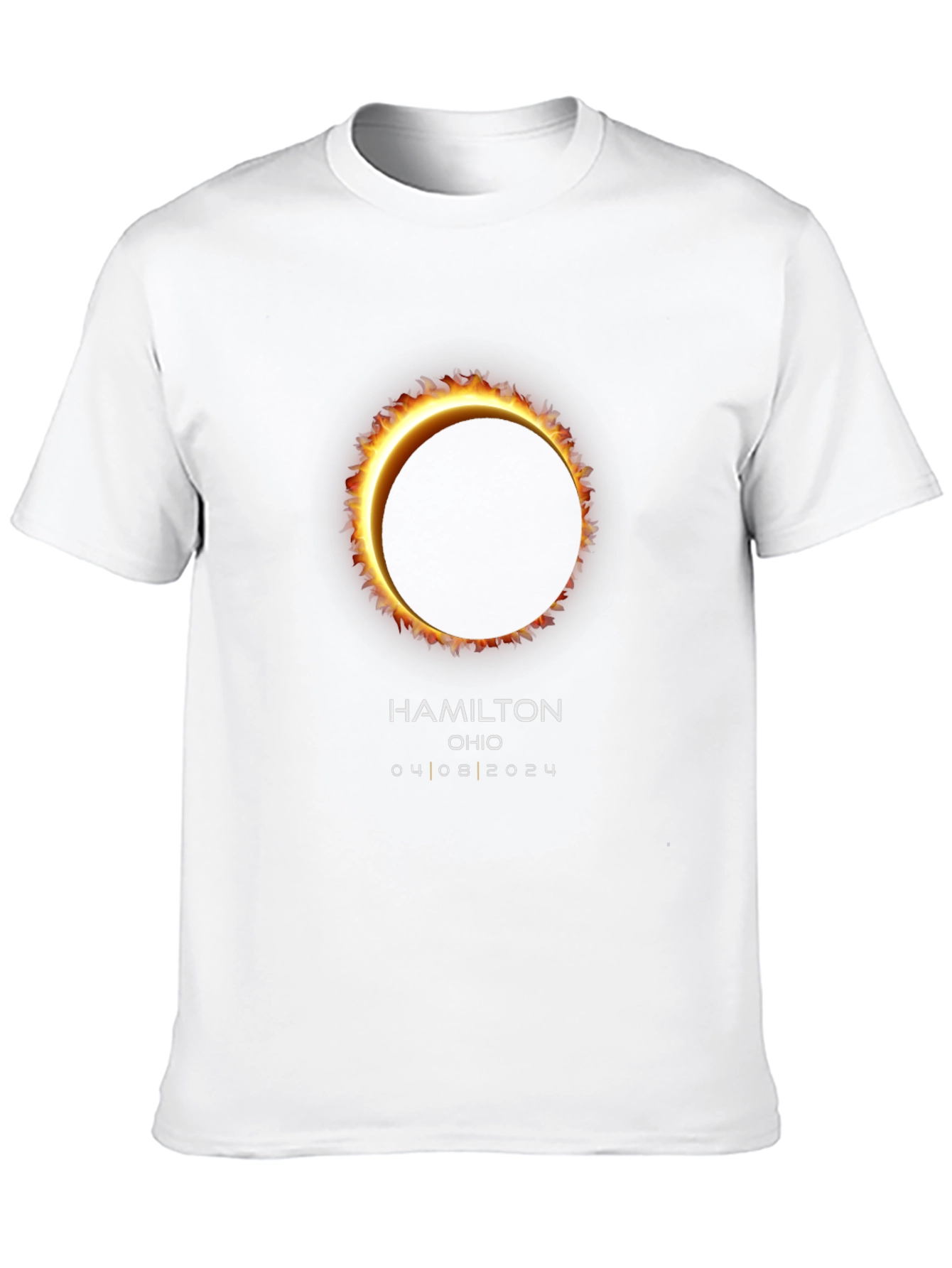 Hamilton Ohio Solar Eclipse 2024 T-Shirt