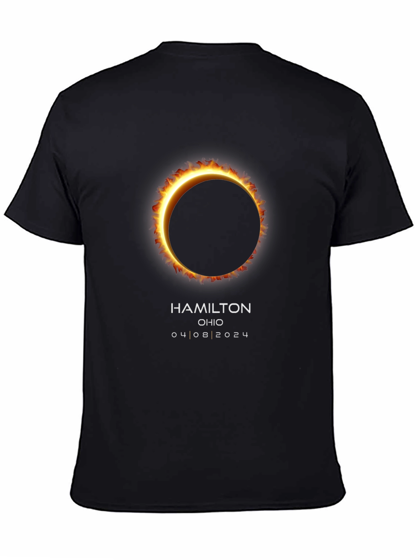 Hamilton Ohio Solar Eclipse 2024 T-Shirt